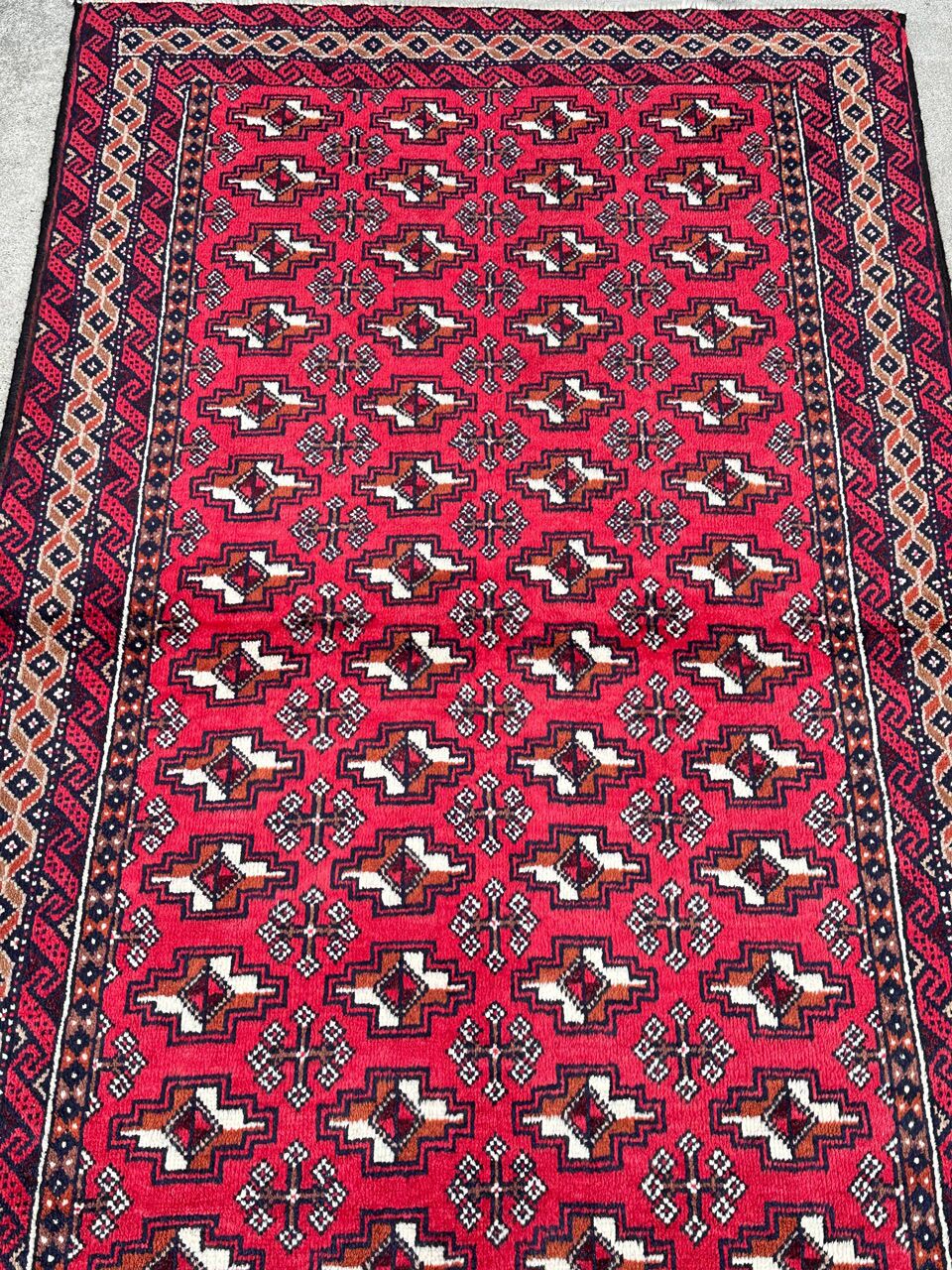 1.9x1M Persian Balouchi Nomadic Rug