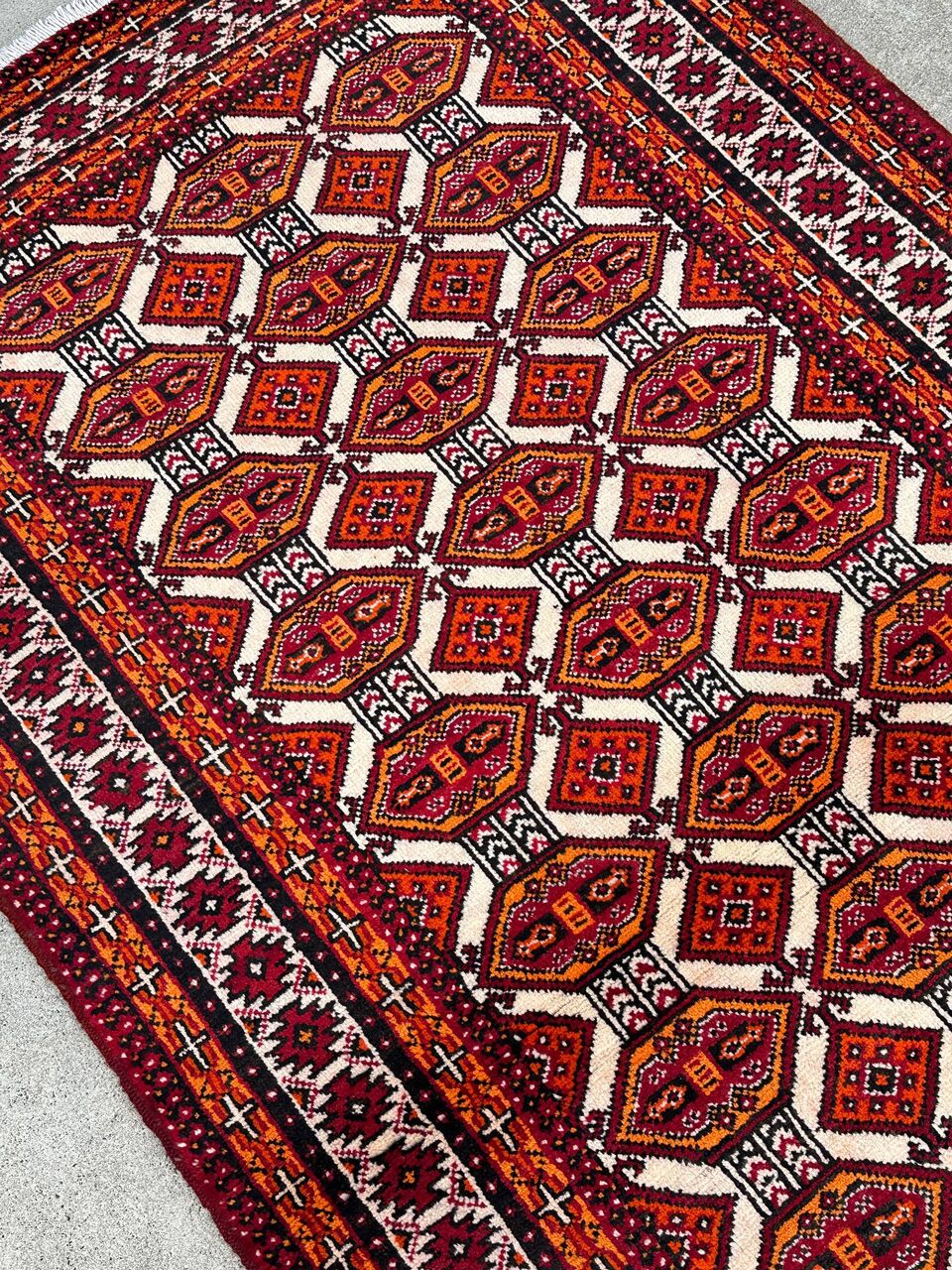 2x1M Persian Balouchi Nomadic Rug - Image 6