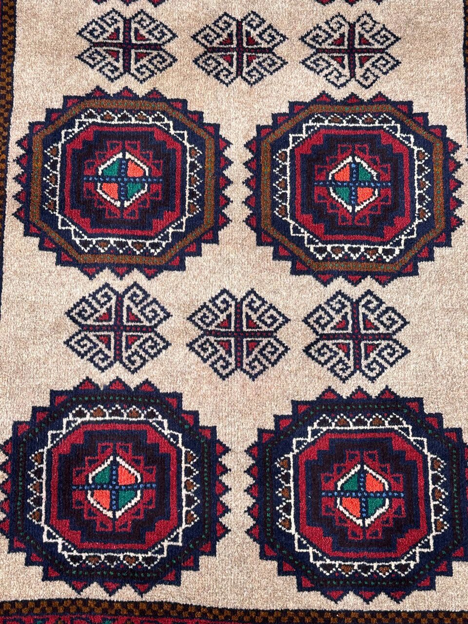 1.7x1M Persian Balouchi Nomadic Rug - Image 3
