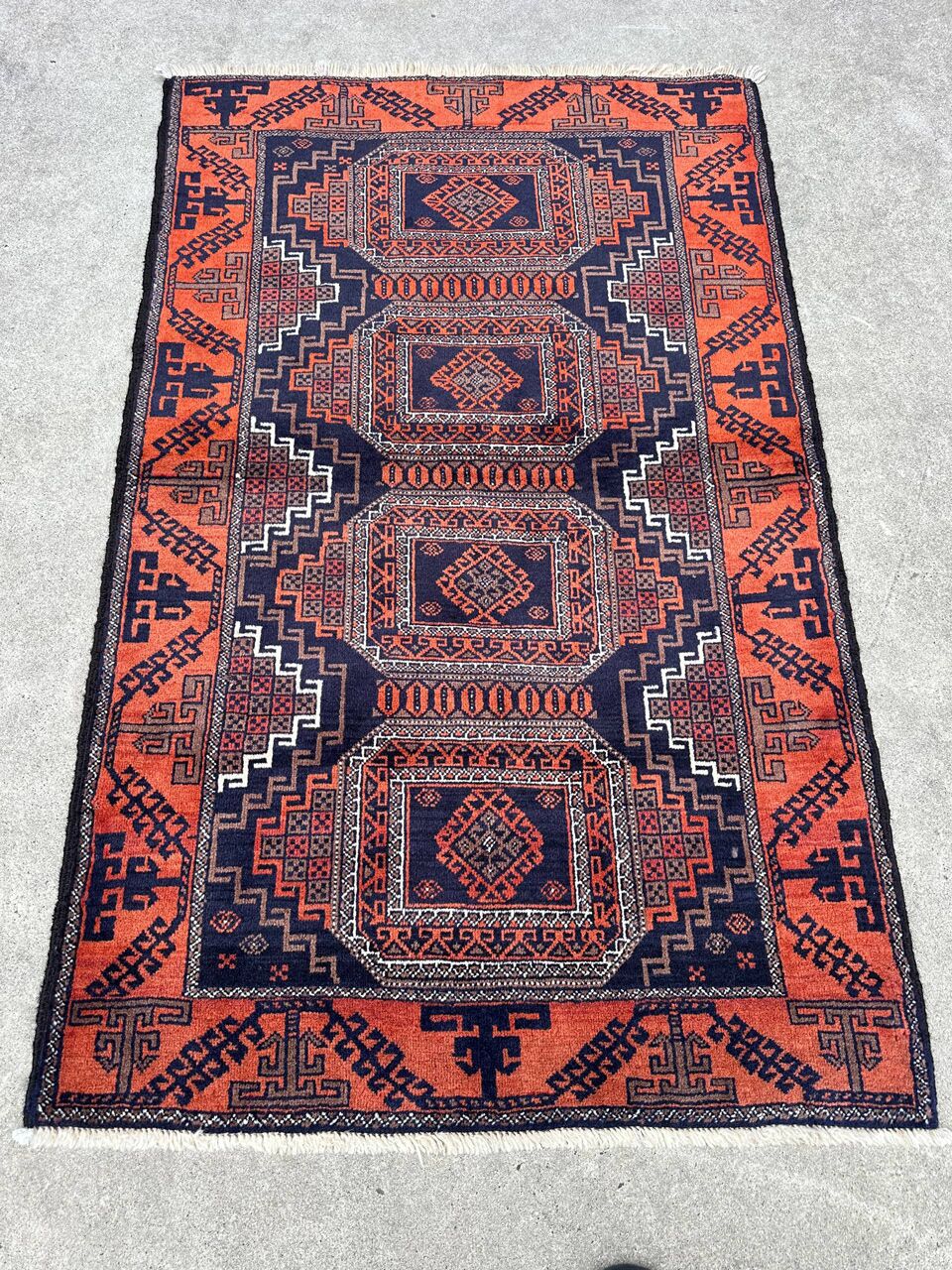 1.5x1M Persian Balouchi Nomadic Rug - Image 2