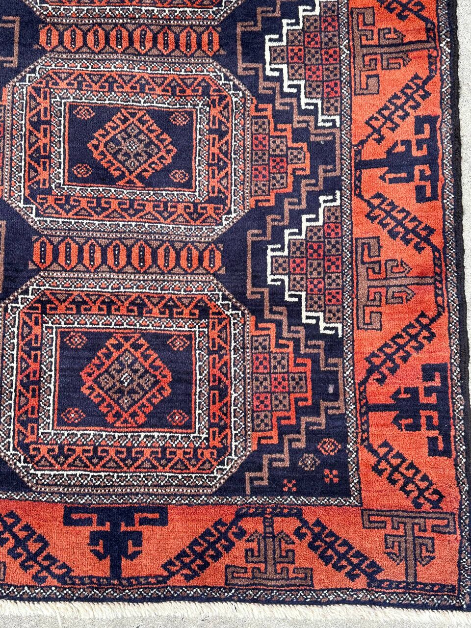 1.5x1M Persian Balouchi Nomadic Rug - Image 5