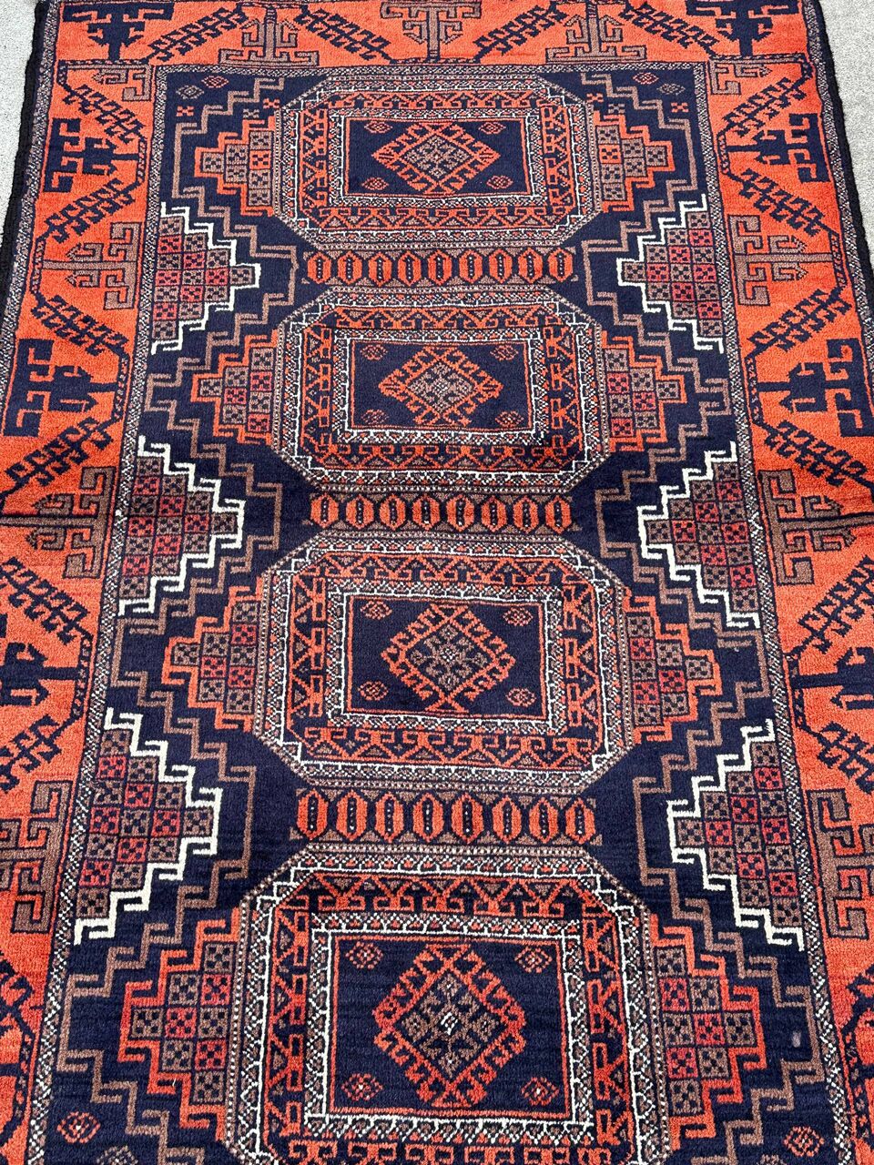 1.5x1M Persian Balouchi Nomadic Rug