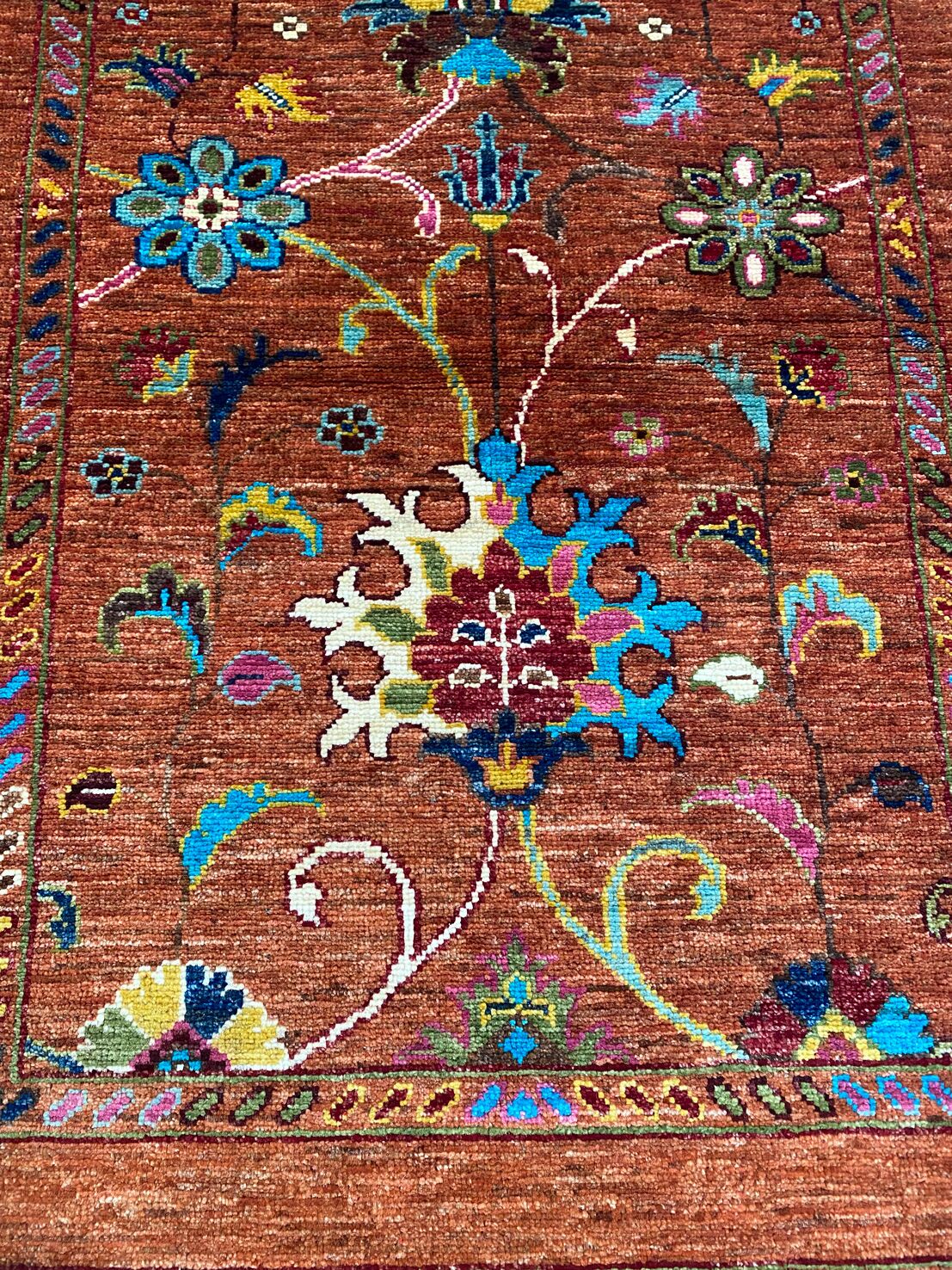 1.3 X 0.8 M Super Kazak Afghani Rug - Image 3