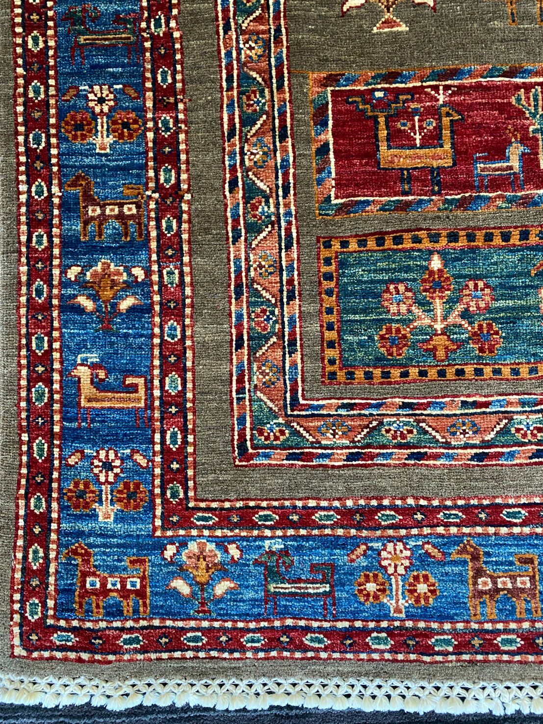 1.8 X 1.26 M Masterpiece Super Chobi Afghan Rug - Image 3