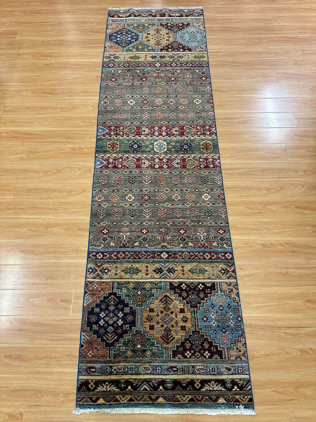3 M Long Super Kazak Hall Runner - Image 16