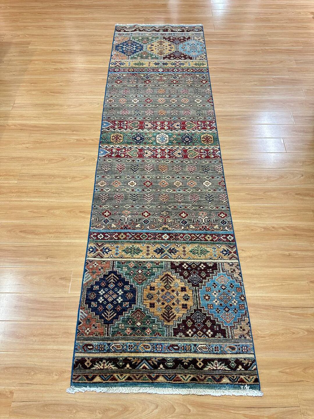 3 M Long Super Kazak Hall Runner - Image 2