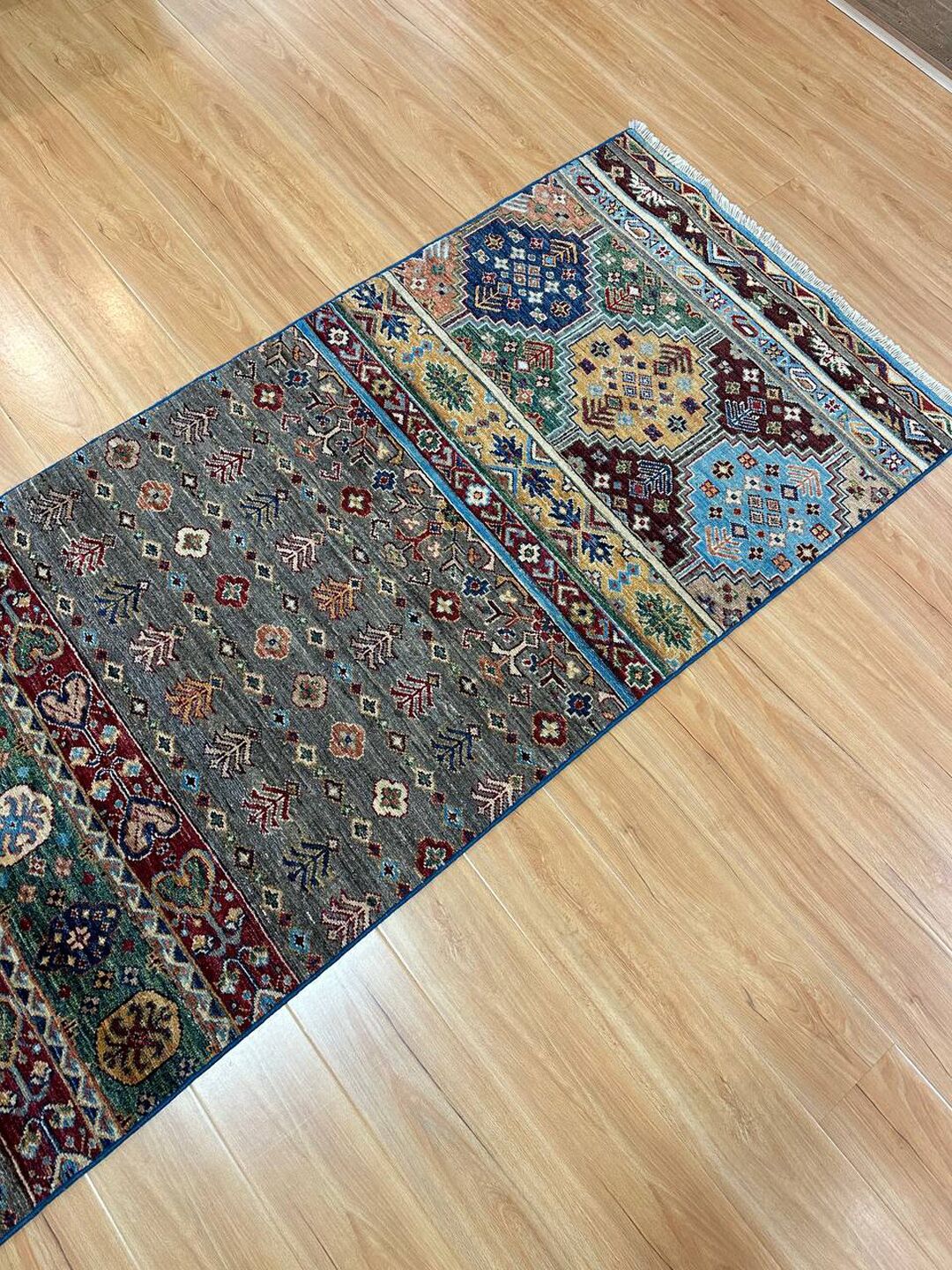 3 M Long Super Kazak Hall Runner - Image 4