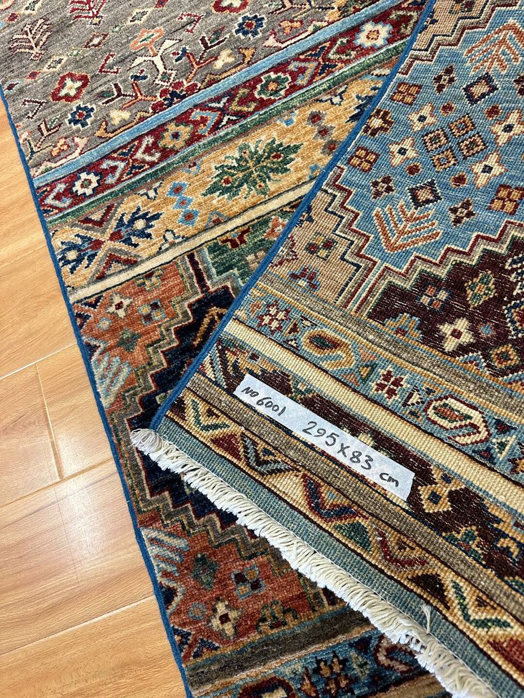 3 M Long Super Kazak Hall Runner - Image 18