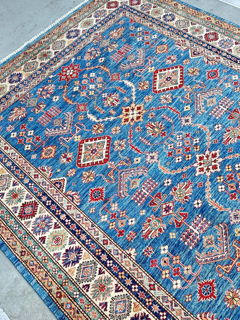 3X2 M Super Kazak Afghan Rug - Image 5
