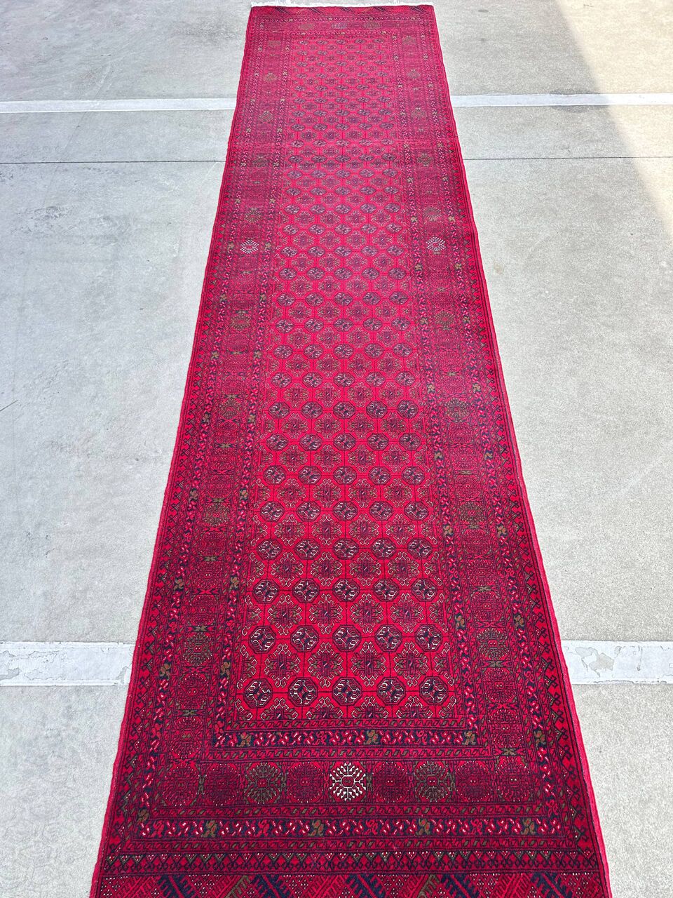 3.8 M Handmade Mori Gol Hall Runner - Image 2