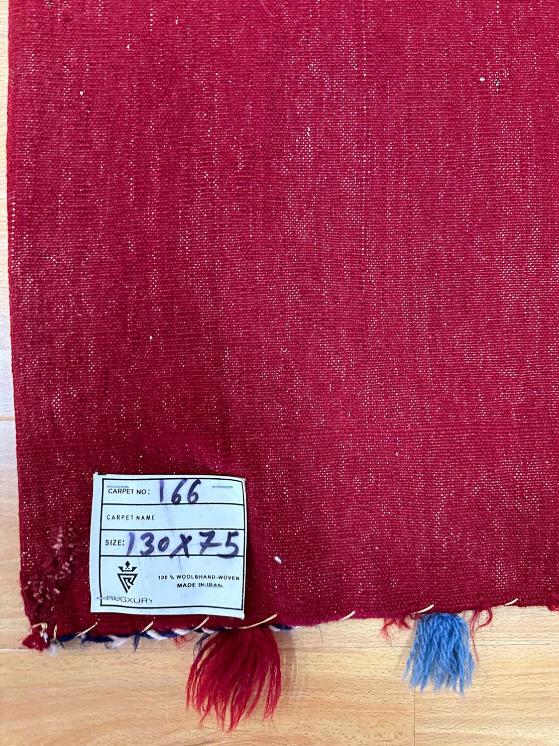 1.3 x 0.75 M Persian Turkoman Poshti Rug - Image 10
