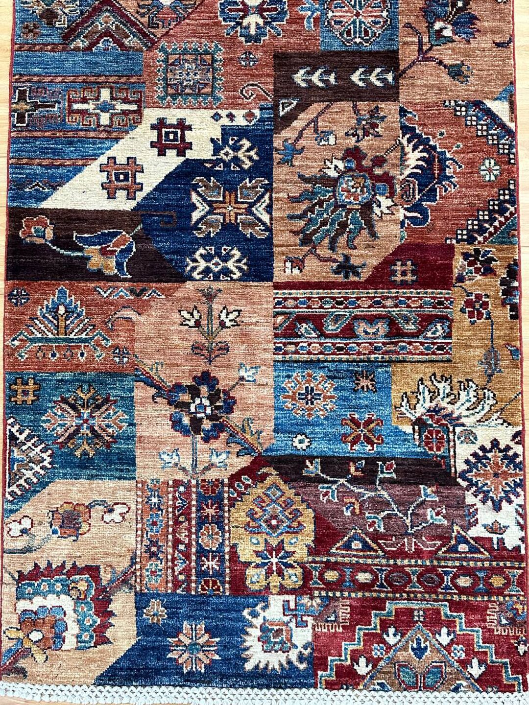 3 X 0.82 M Super Kazak Runner (Patch Work Design) - Image 10