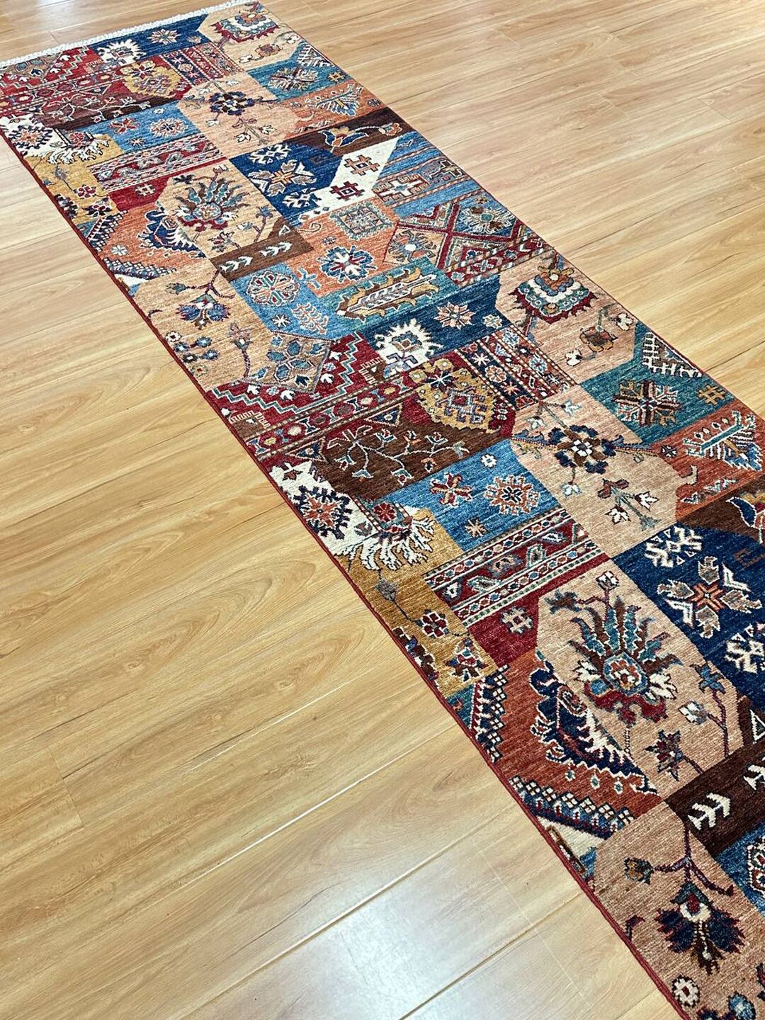 3 X 0.82 M Super Kazak Runner (Patch Work Design) - Image 4