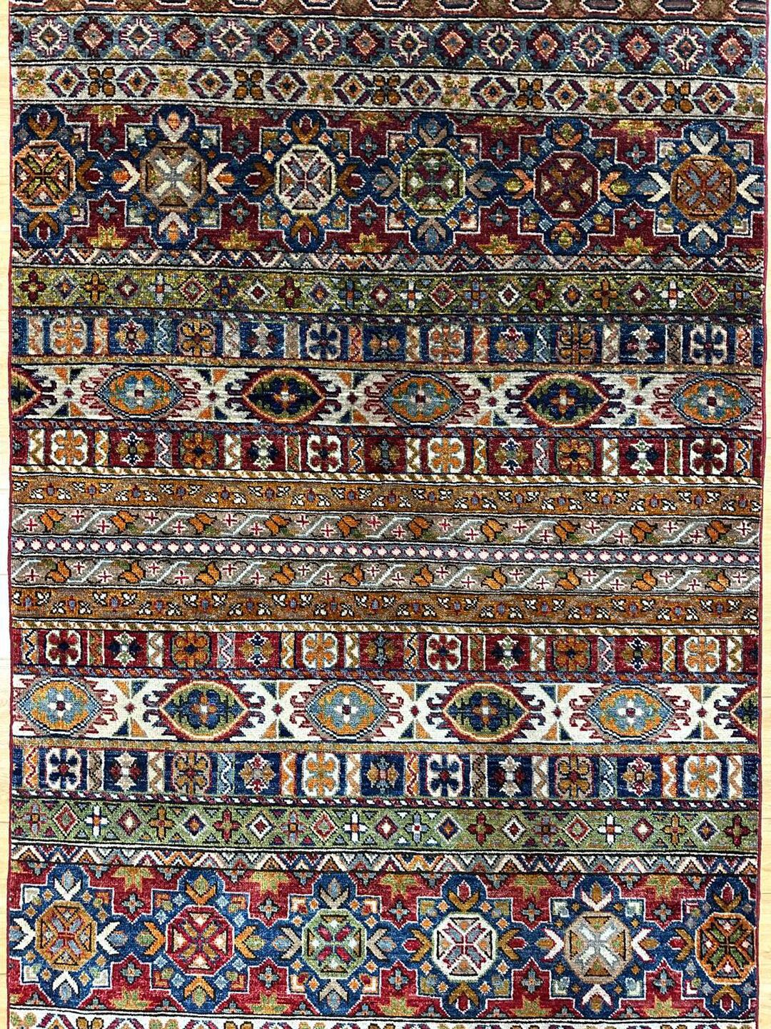 1.9×1.2 M Afghan Super Kazak Rug - Image 4