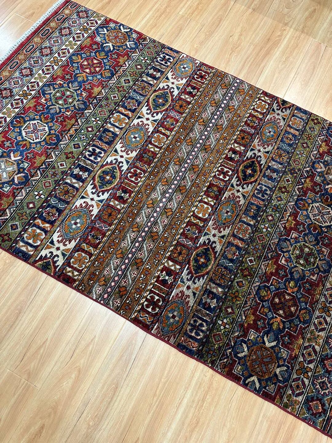 1.9×1.2 M Afghan Super Kazak Rug - Image 5