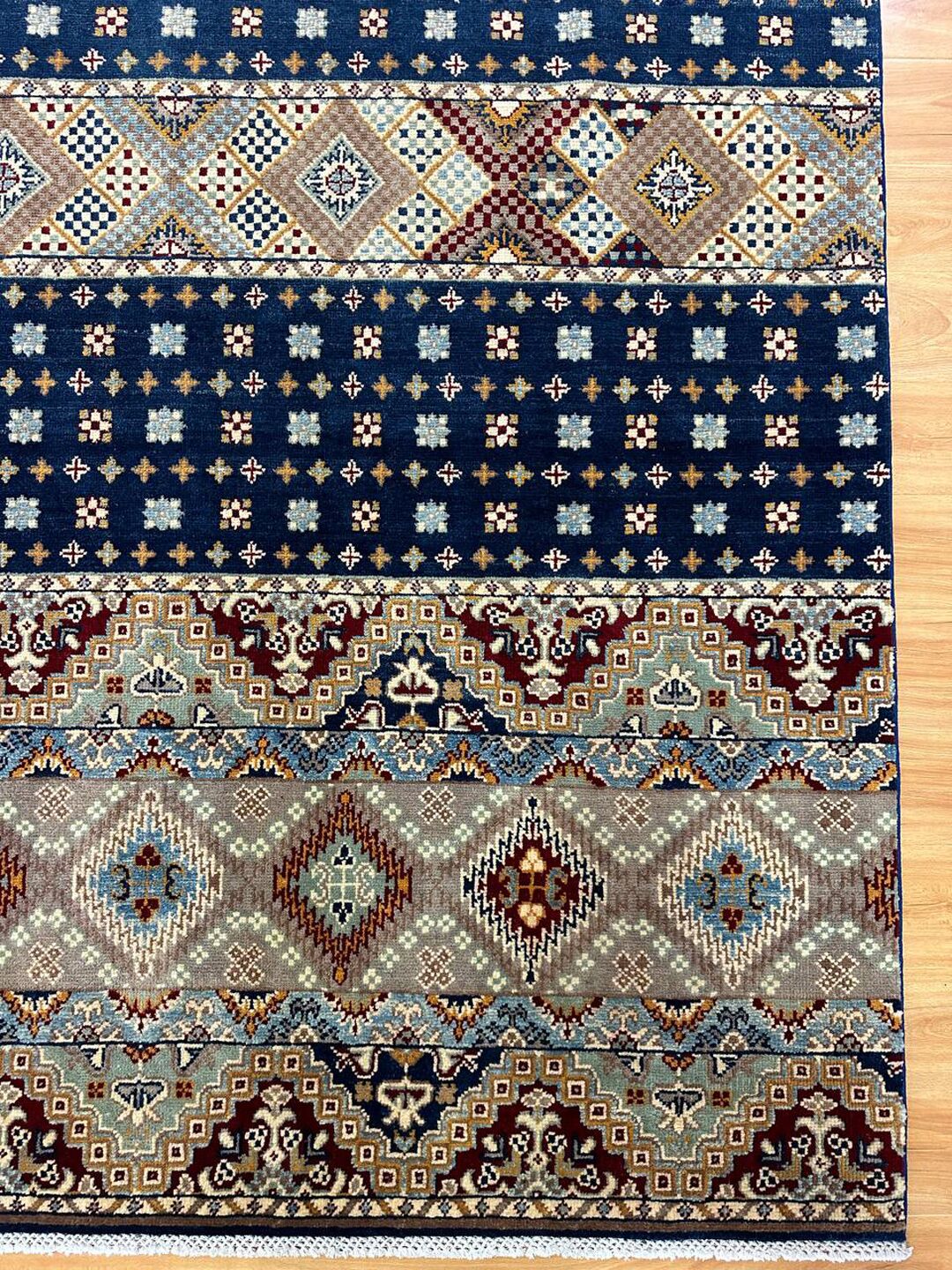 2.4×1.7 M Afghan Super Kazak Rug - Image 10