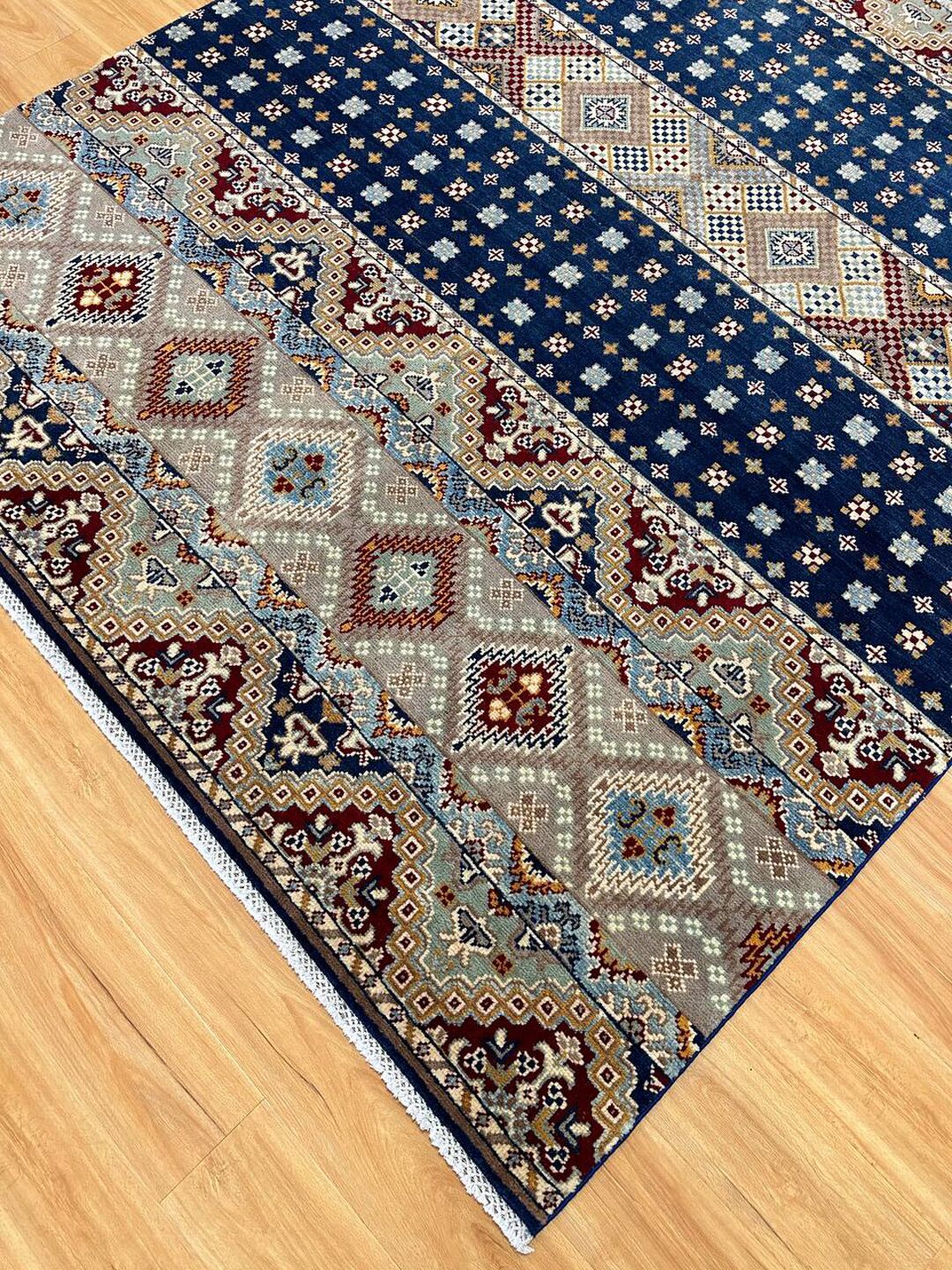 2.4×1.7 M Afghan Super Kazak Rug - Image 6