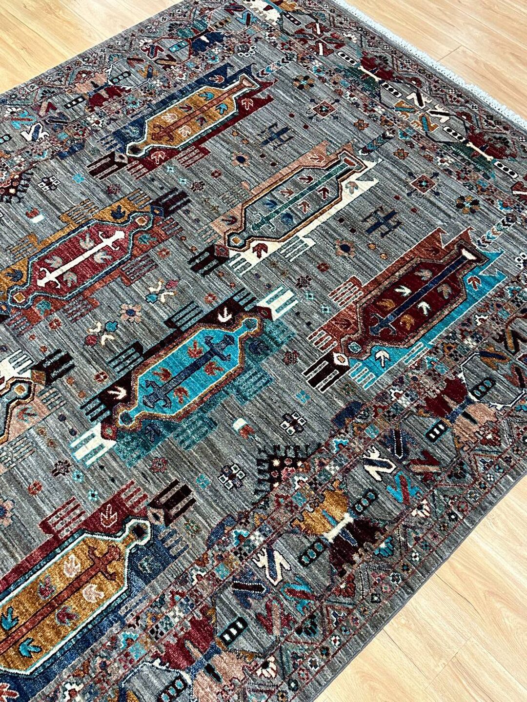 2.65 x 1.72 M Afghan Super Chobi Rug - Image 11