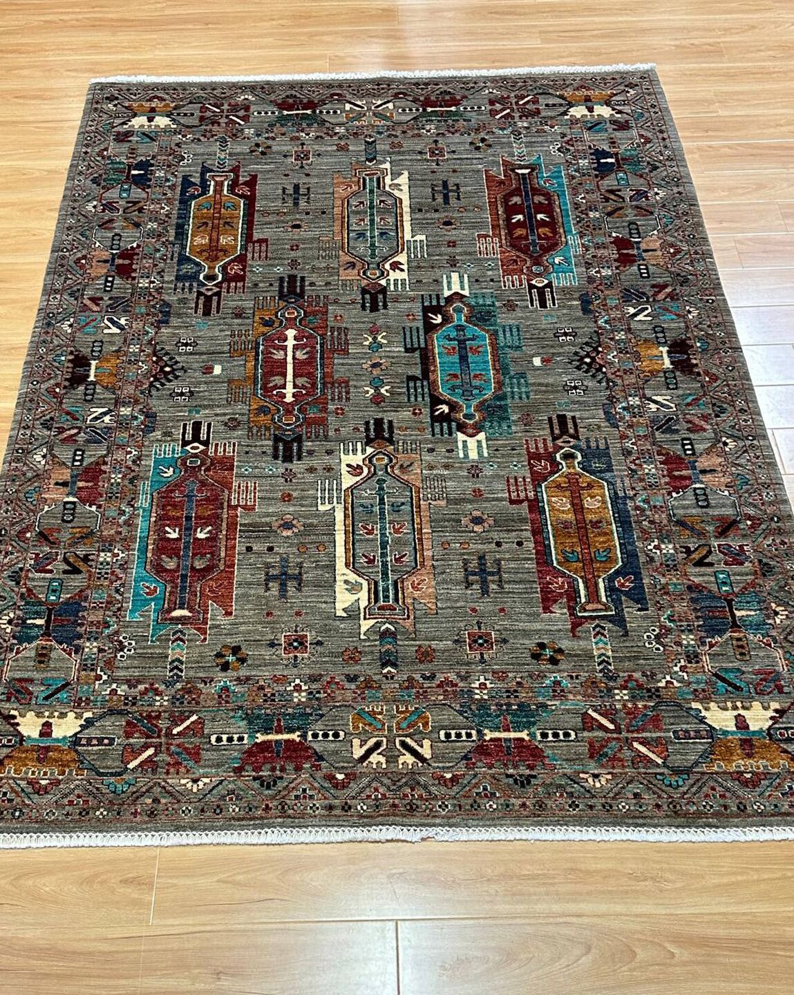 2.65 x 1.72 M Afghan Super Chobi Rug - Image 6