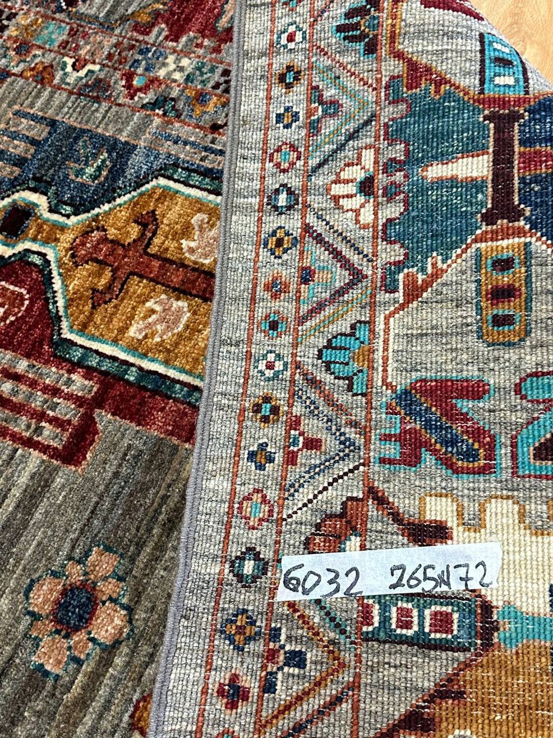 2.65 x 1.72 M Afghan Super Chobi Rug - Image 9