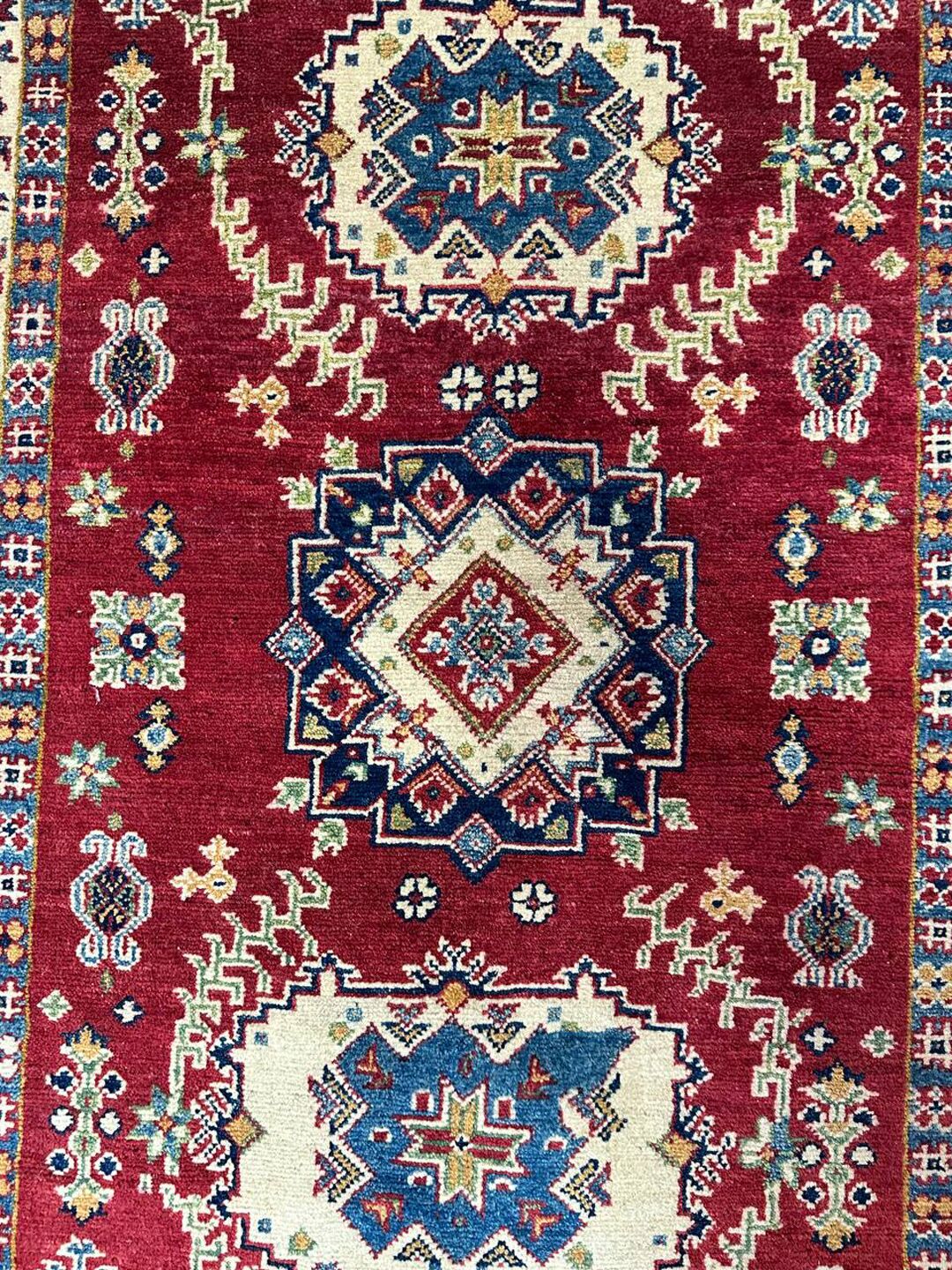 1.5×1 M Afghan Super Kazak Rug - Image 6