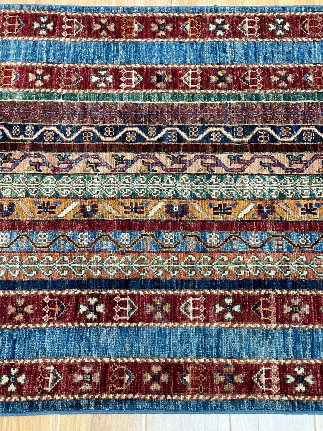 1.27×0.78 M Afghan Super Kazak Rug - Image 6