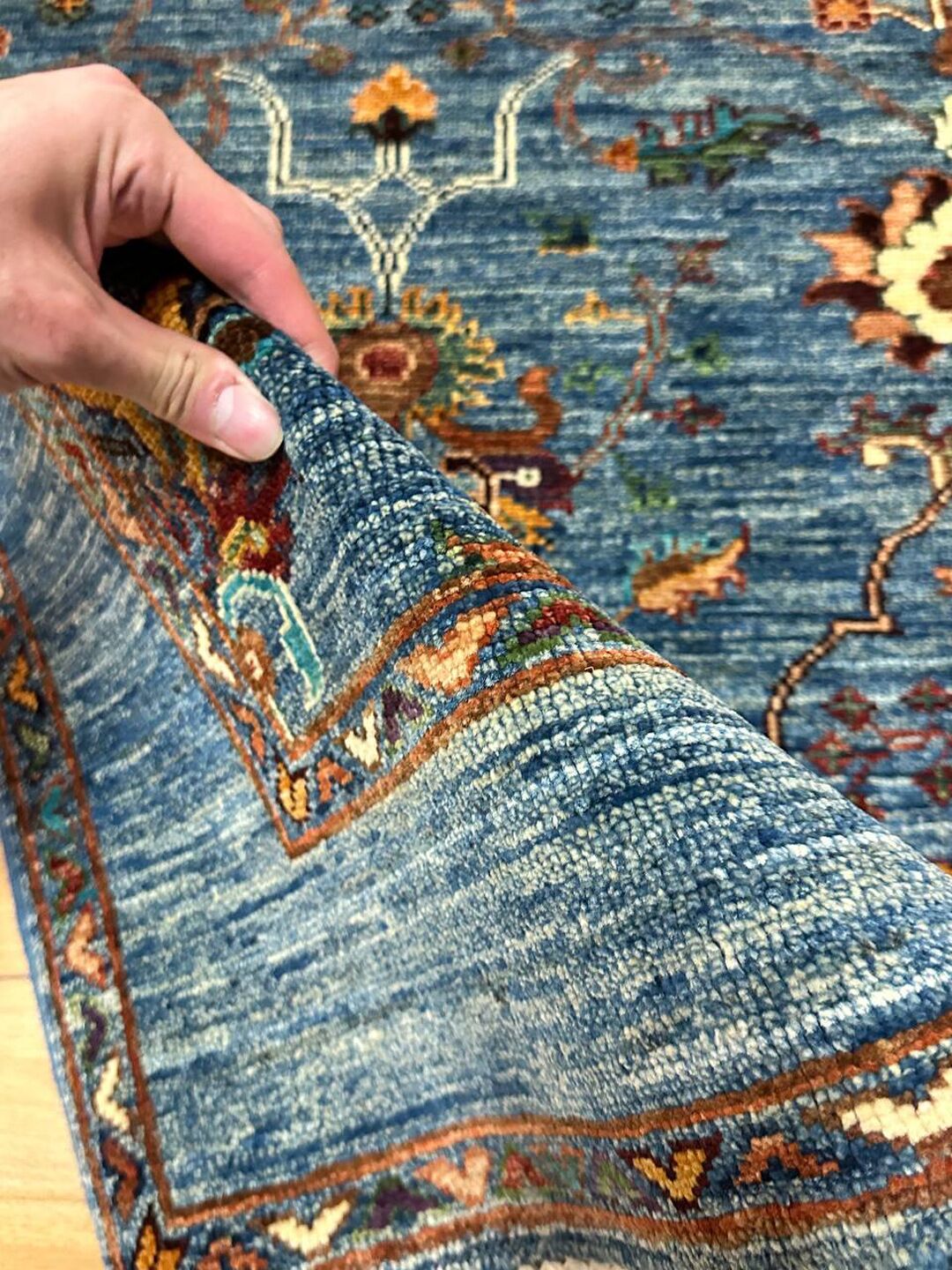 1.2 x 0.88 M Afghan Super Chobi Rug - Image 10