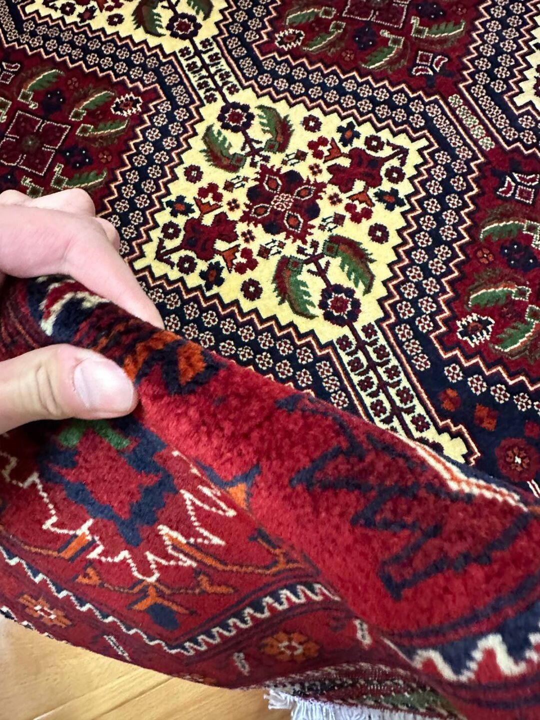 3x2 M Fine Afghan Beljick Rug - Image 11