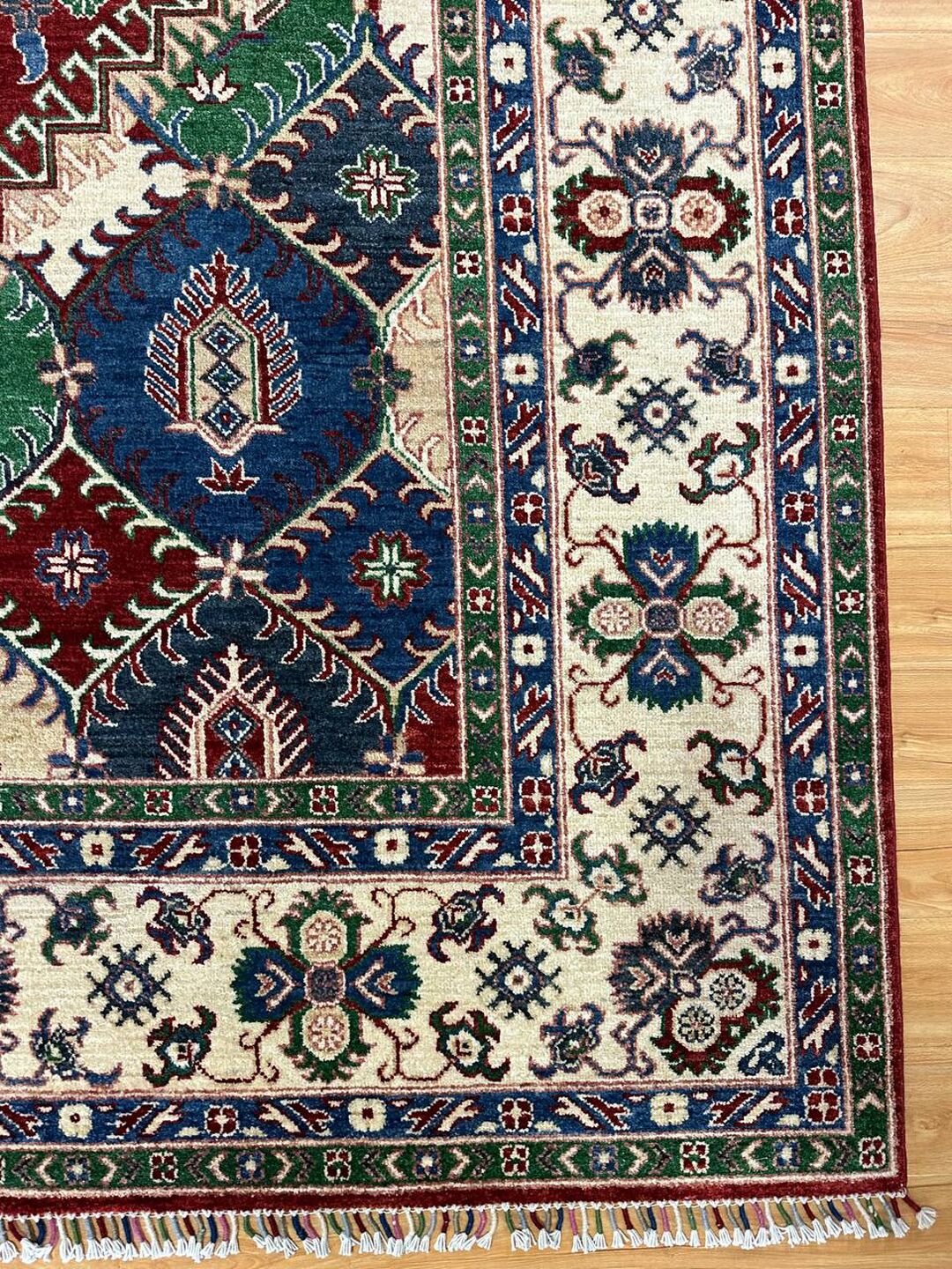 2.9×2 M Afghan Super Kazak Rug - Image 11