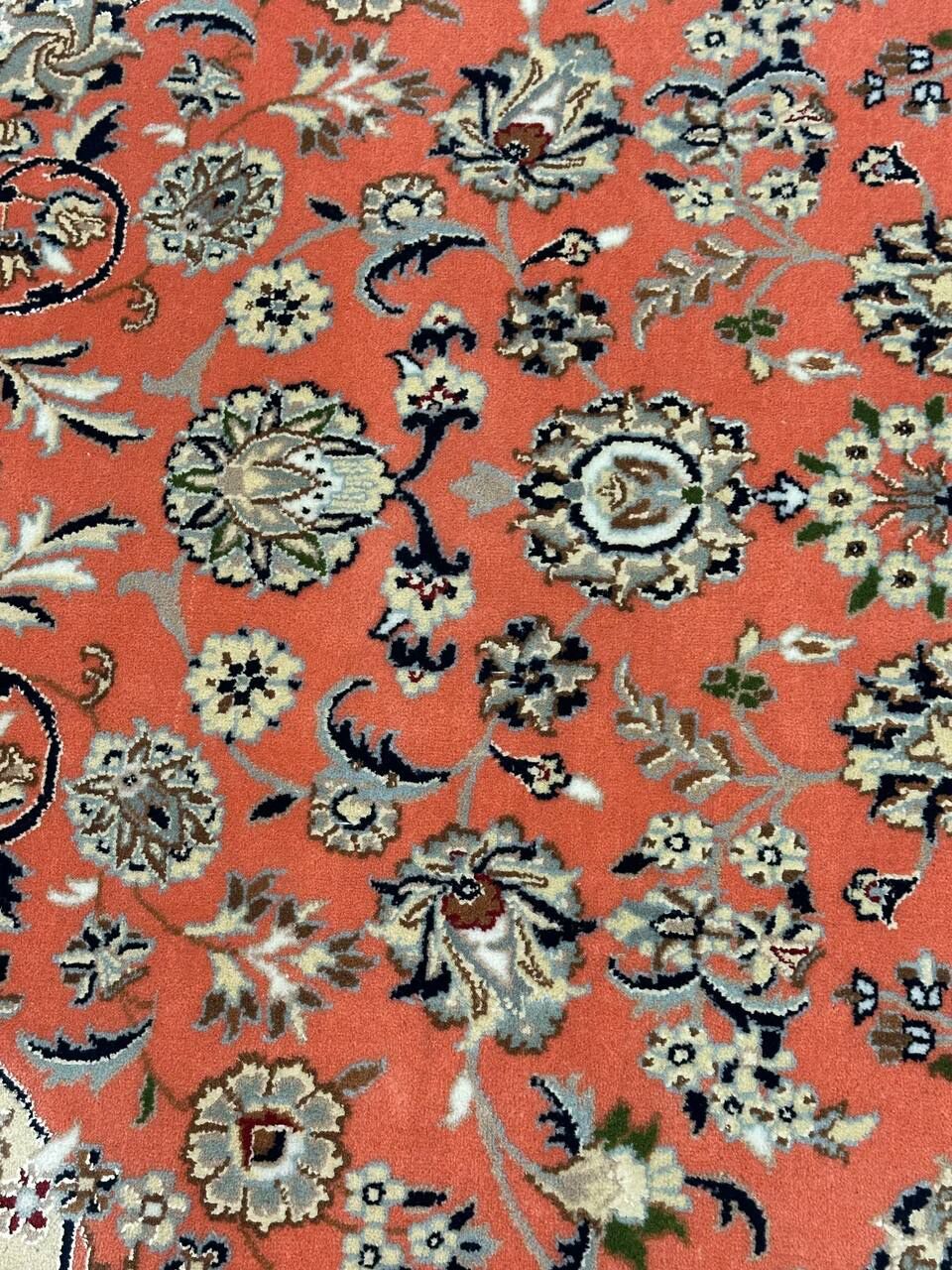 2.5x2M Indian Wool & Silk Nain Design Rug - Image 9