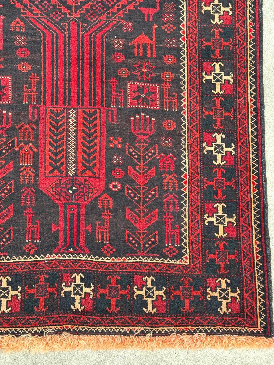 2.6x1.2M Kurdi Quchan Rug - Image 6