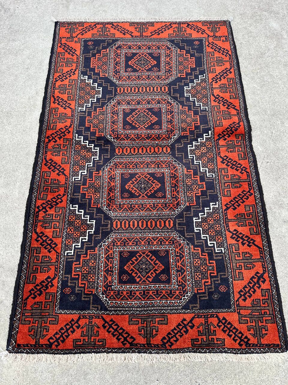 1.5x1M Persian Balouchi Nomadic Rug - Image 2