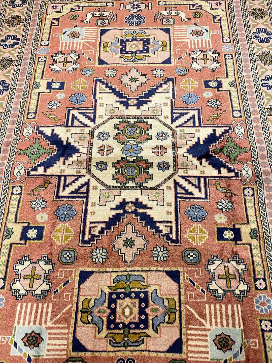 2x1.4M Broken Branches Ardebil Persian Rug