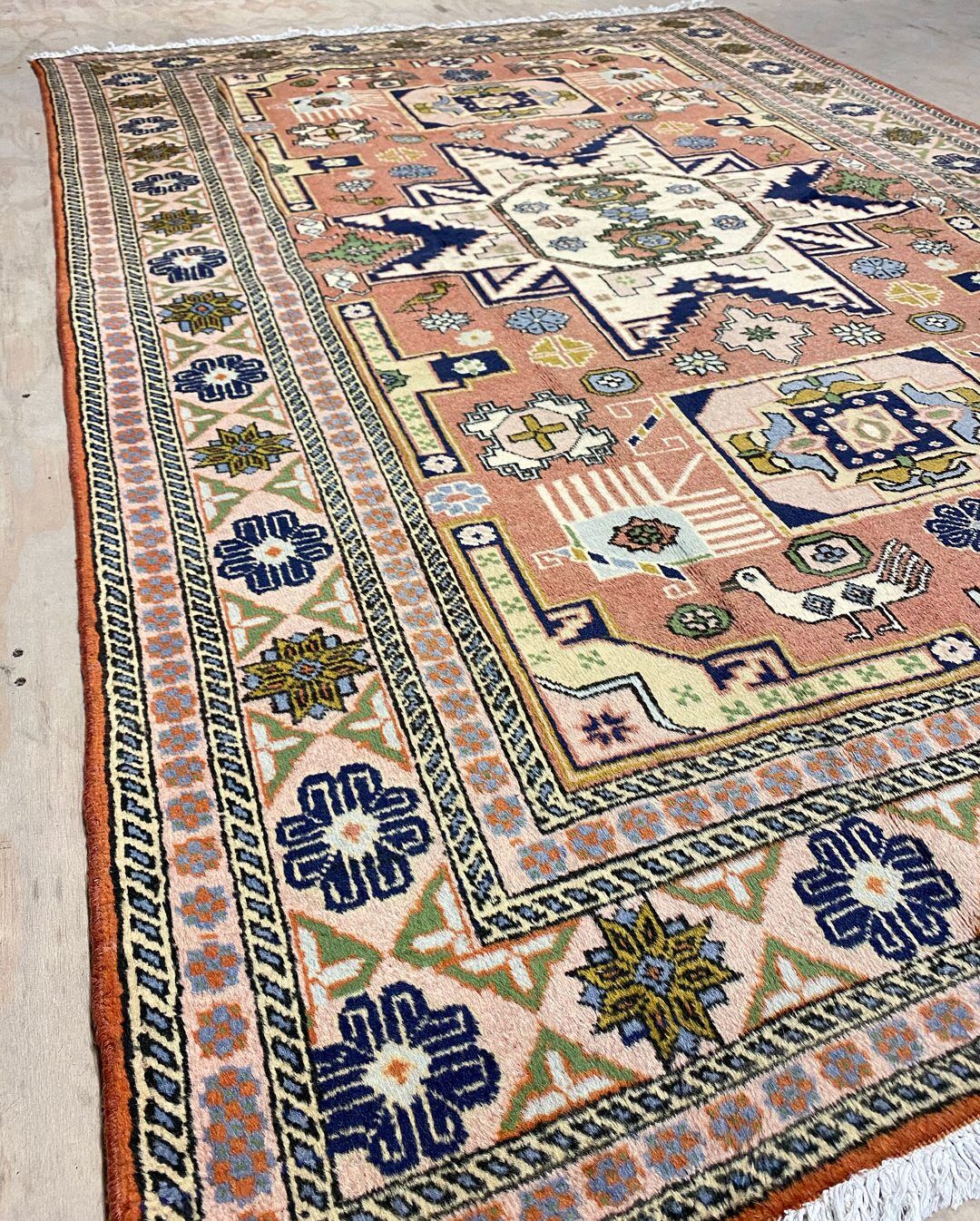 2x1.4M Broken Branches Ardebil Persian Rug - Image 6