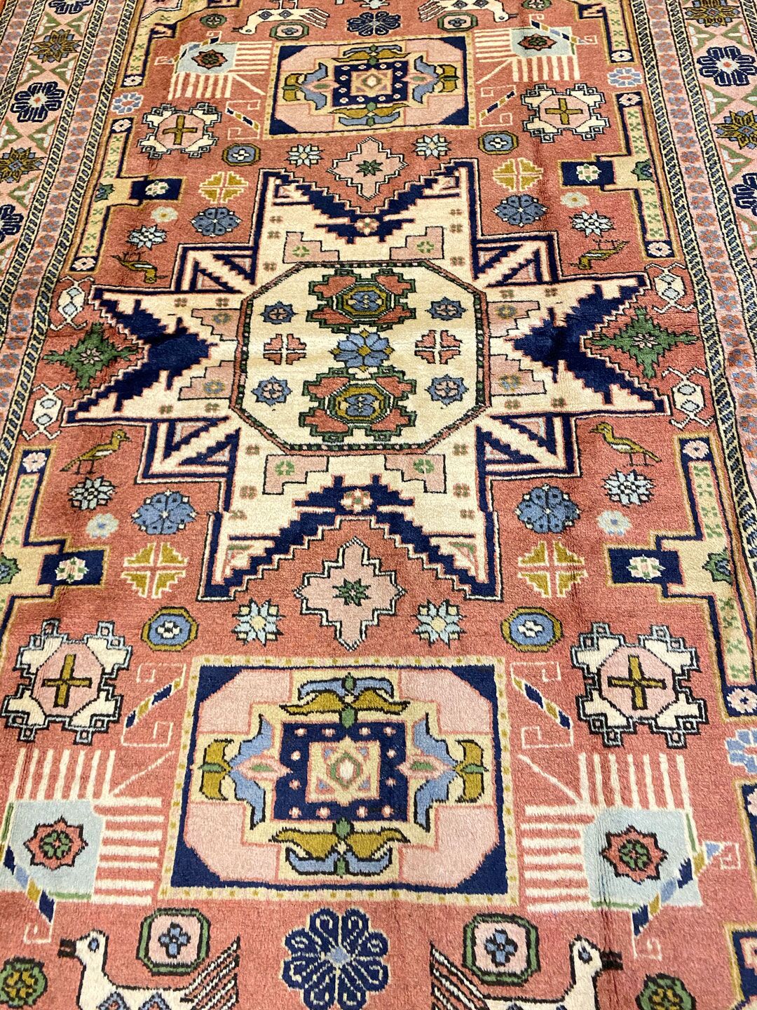 2x1.4M Broken Branches Ardebil Persian Rug - Image 8