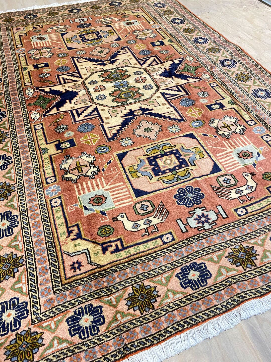 2x1.4M Broken Branches Ardebil Persian Rug - Image 9
