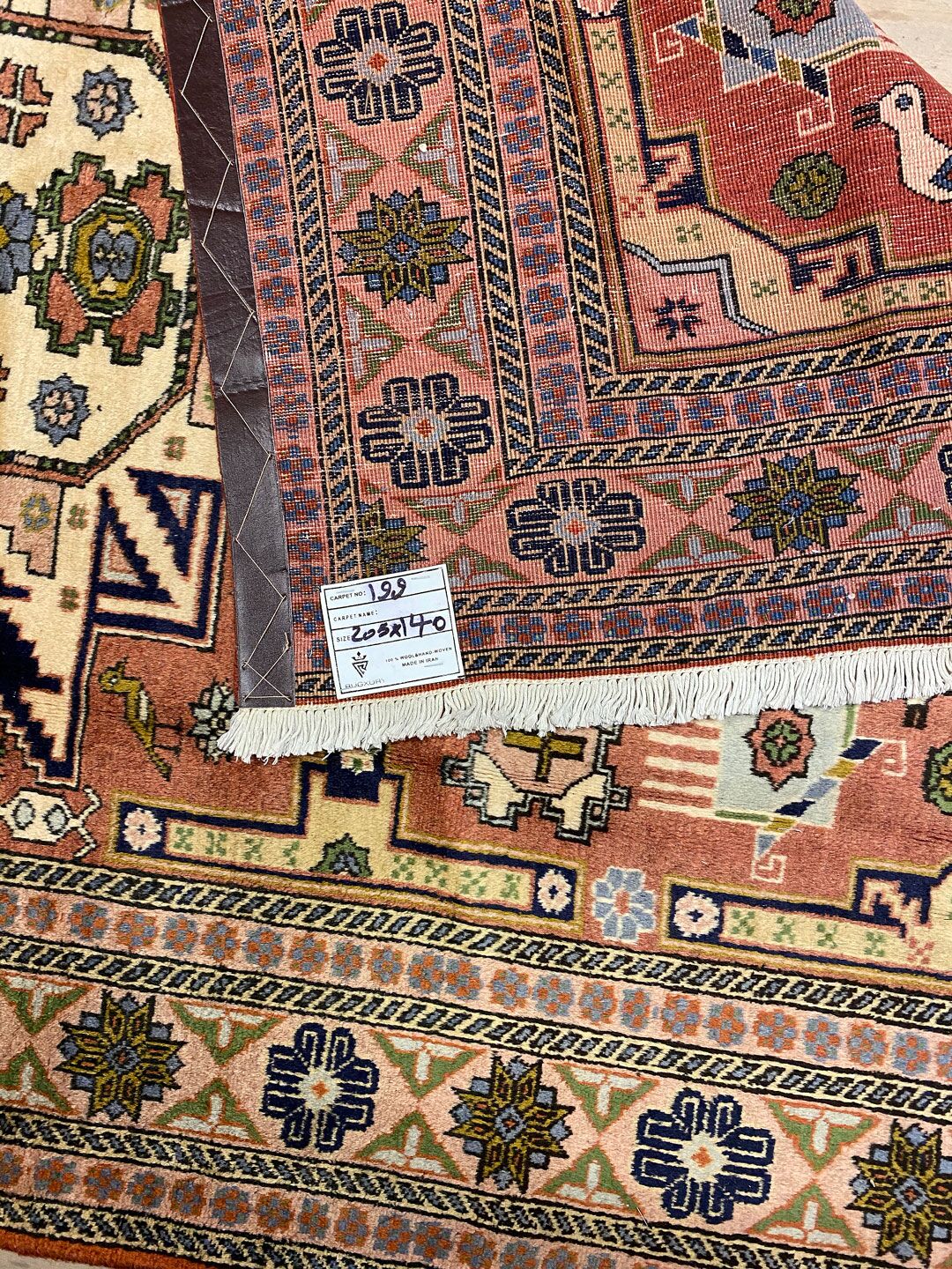2x1.4M Broken Branches Ardebil Persian Rug - Image 10