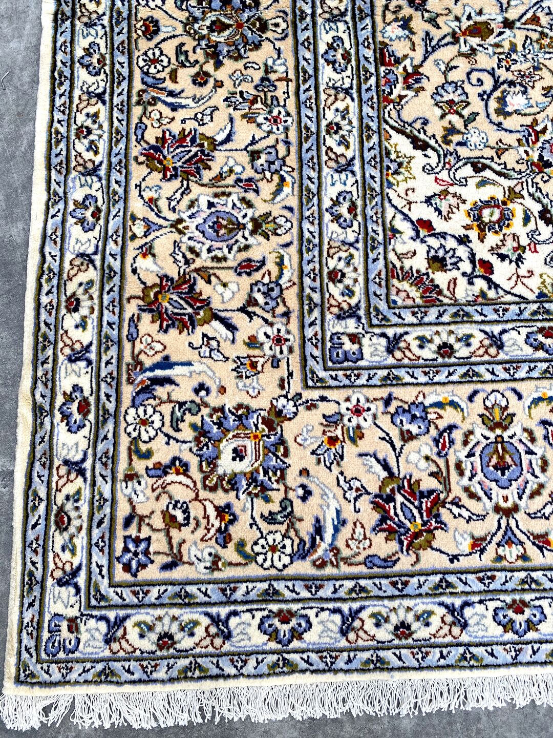4x3M Royal Beige Persian Kashan Rug - Image 8