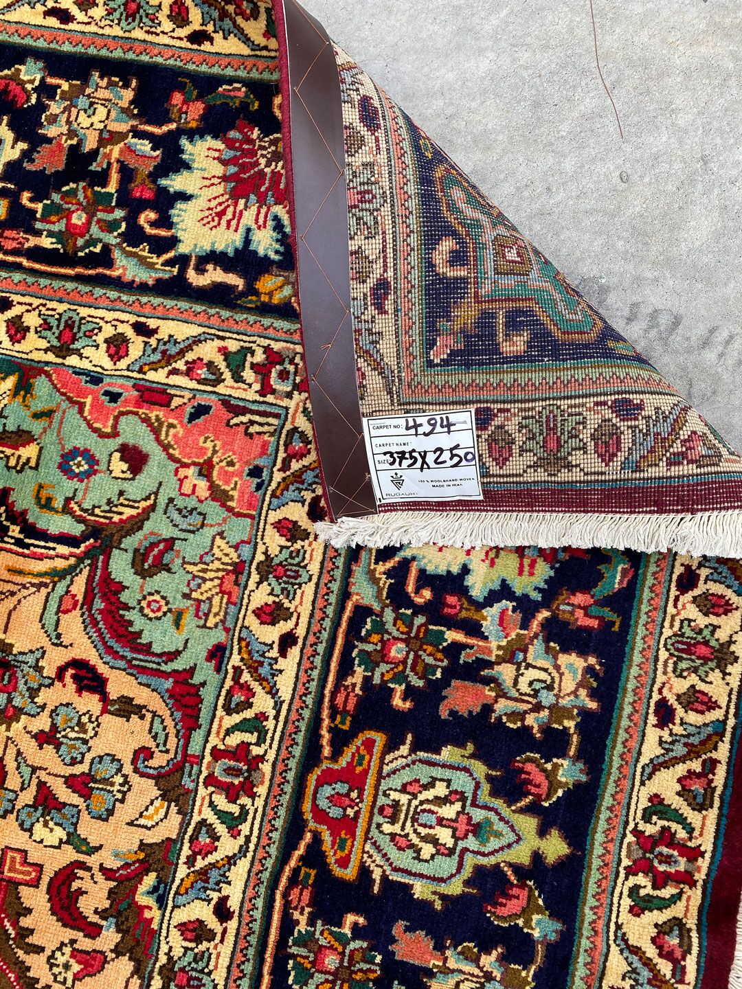 3.7x2.5M Persian Tabriz Rug - Image 13