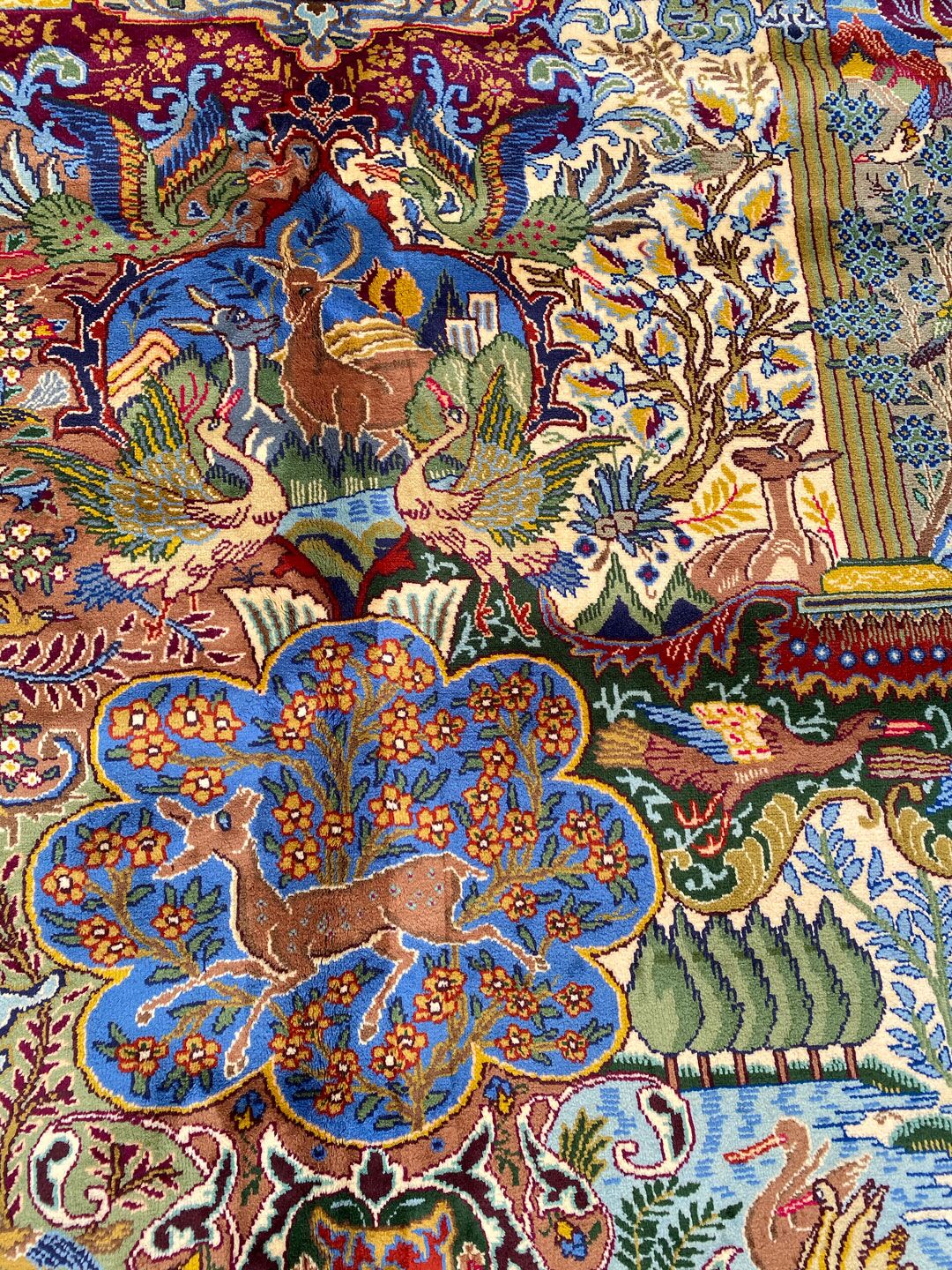 4x3M Pictorial Garden Of Eden Kashmar Rug - Image 5