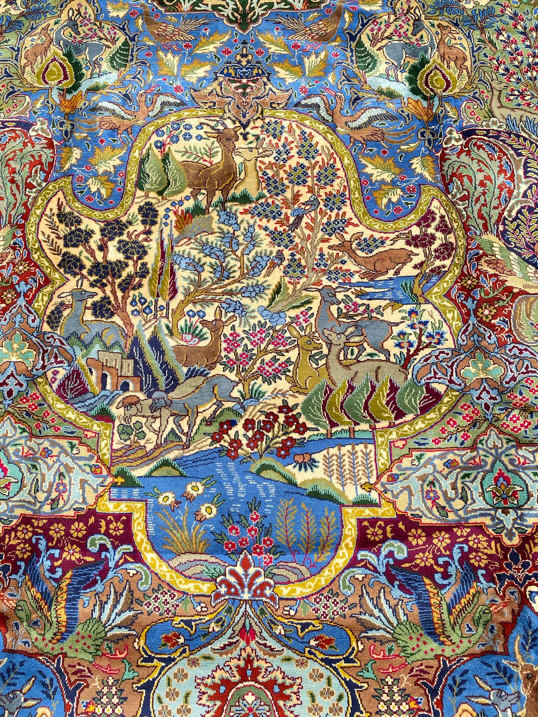 4x3M Pictorial Garden Of Eden Kashmar Rug - Image 7