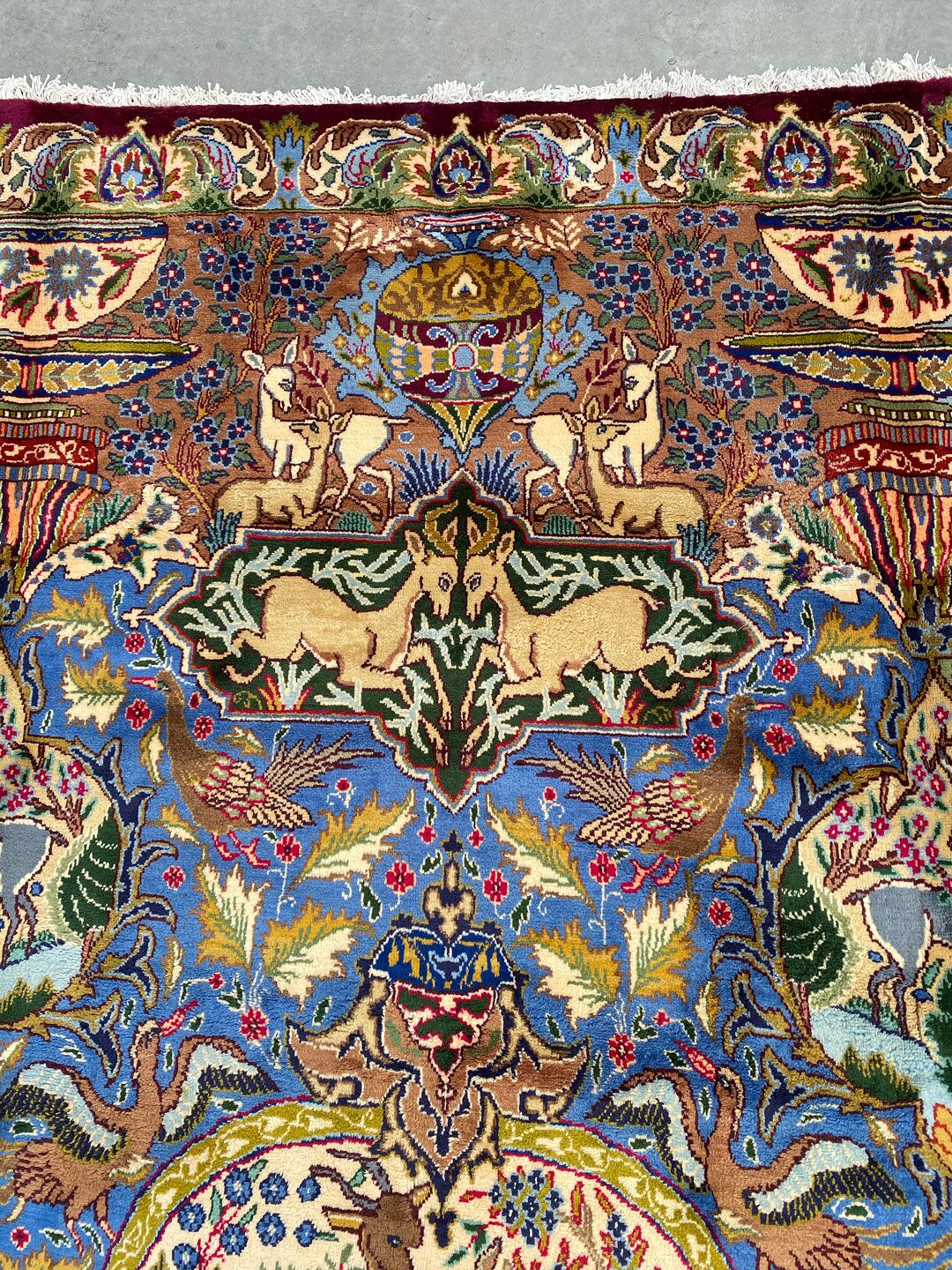 4x3M Pictorial Garden Of Eden Kashmar Rug - Image 9