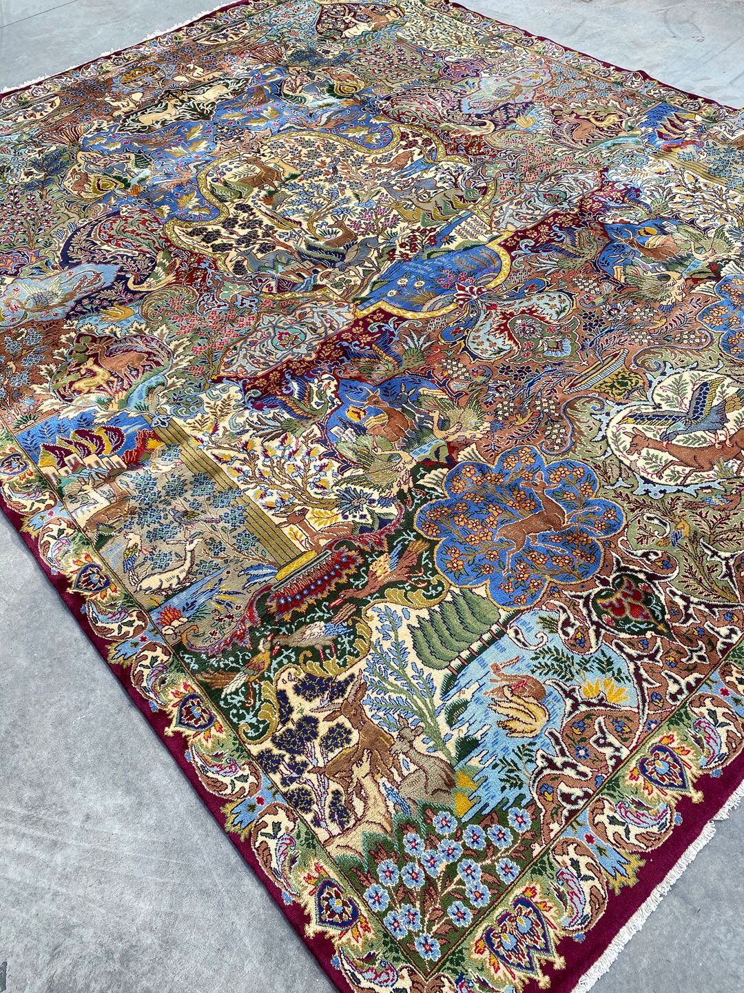 4x3M Pictorial Garden Of Eden Kashmar Rug - Image 10