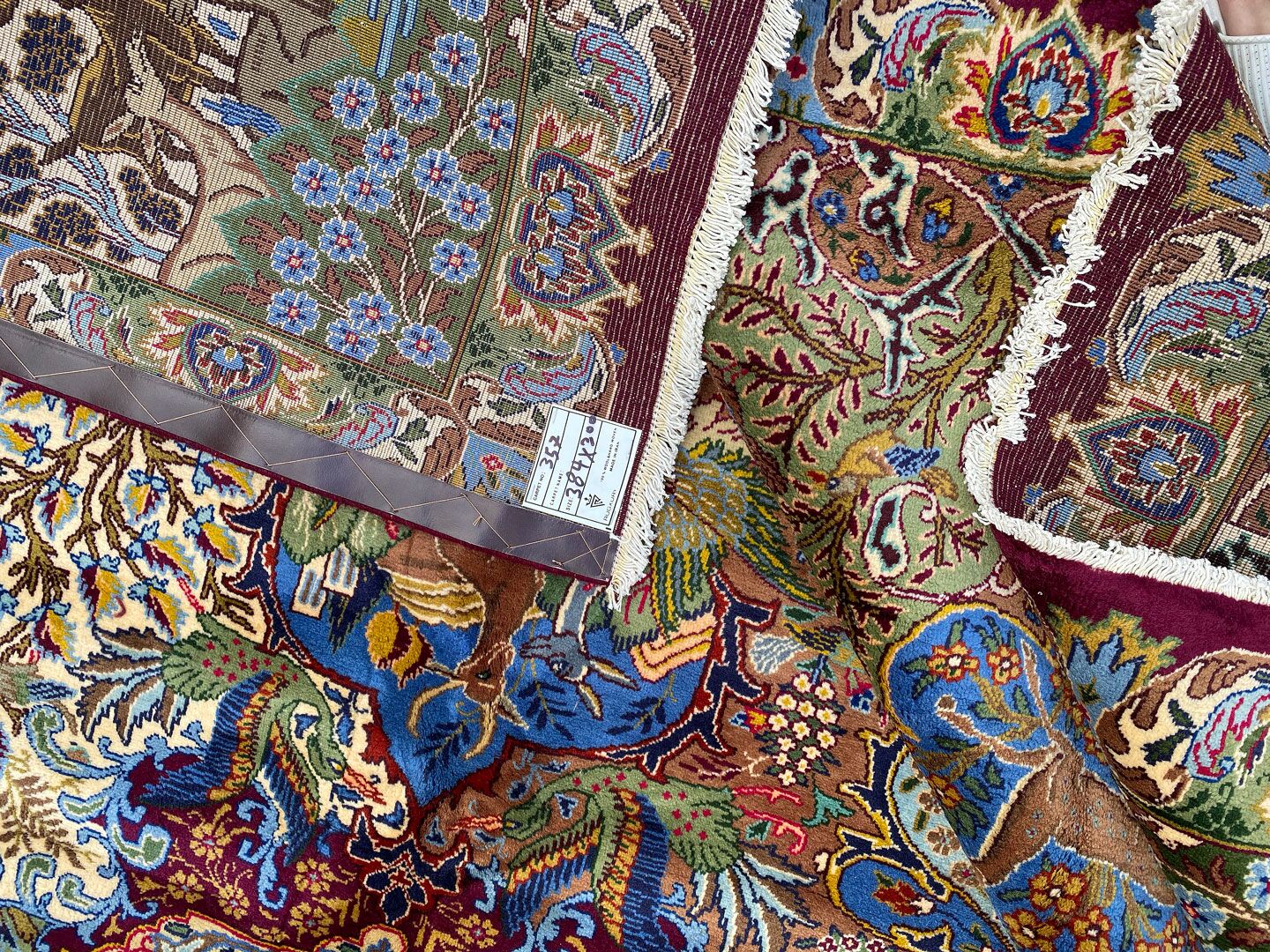 4x3M Pictorial Garden Of Eden Kashmar Rug - Image 13
