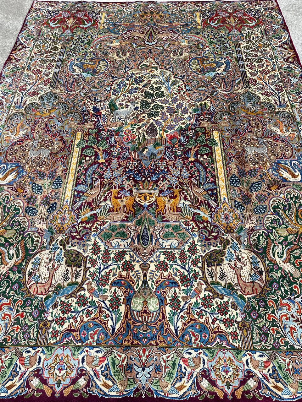 4x3M Pictorial Garden Of Eden Kashmar Rug - Image 2
