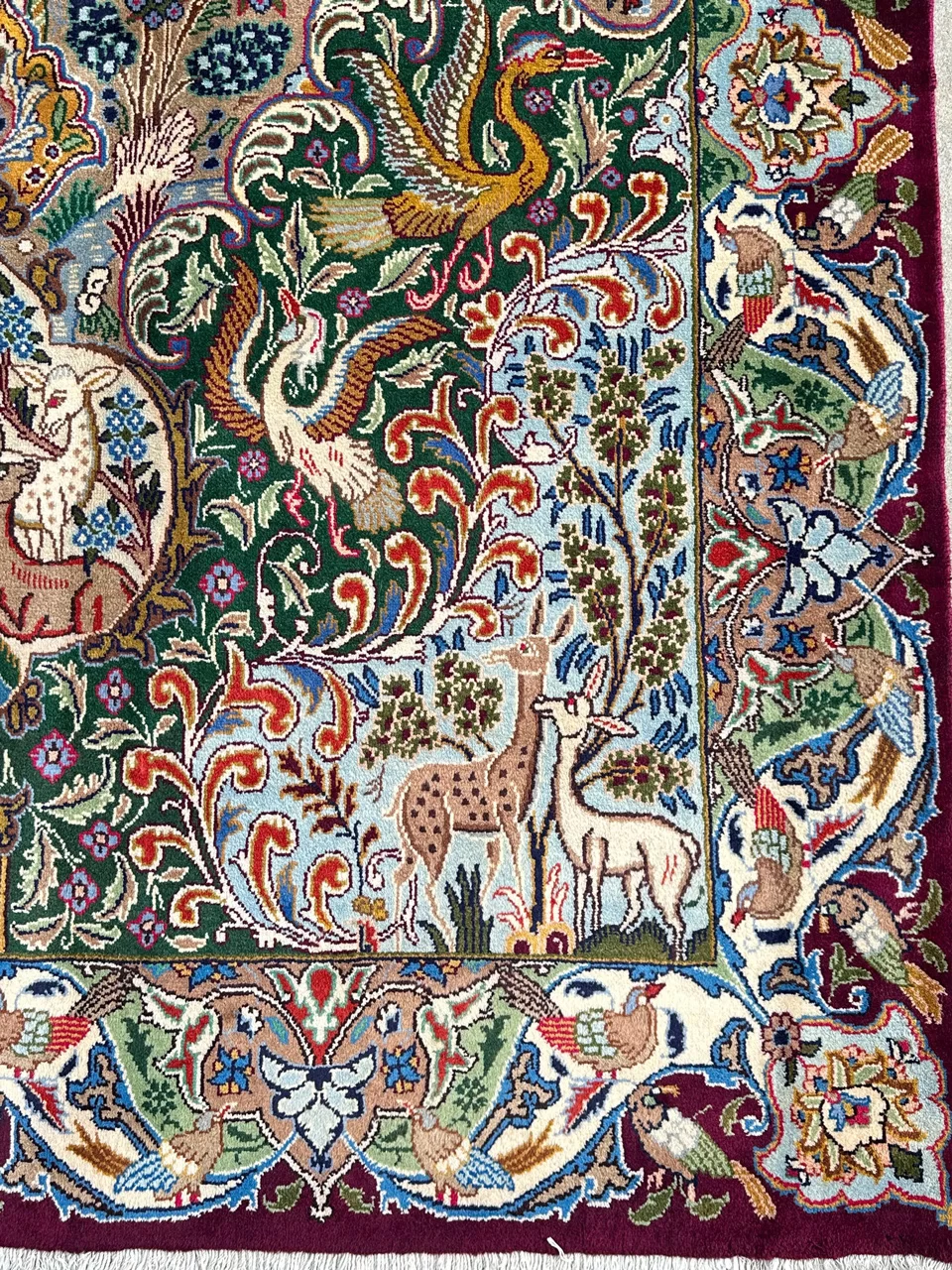 4x3M Pictorial Garden Of Eden Kashmar Rug - Image 4