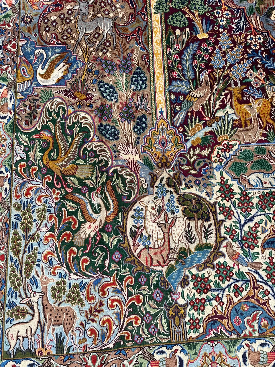 4x3M Pictorial Garden Of Eden Kashmar Rug - Image 10