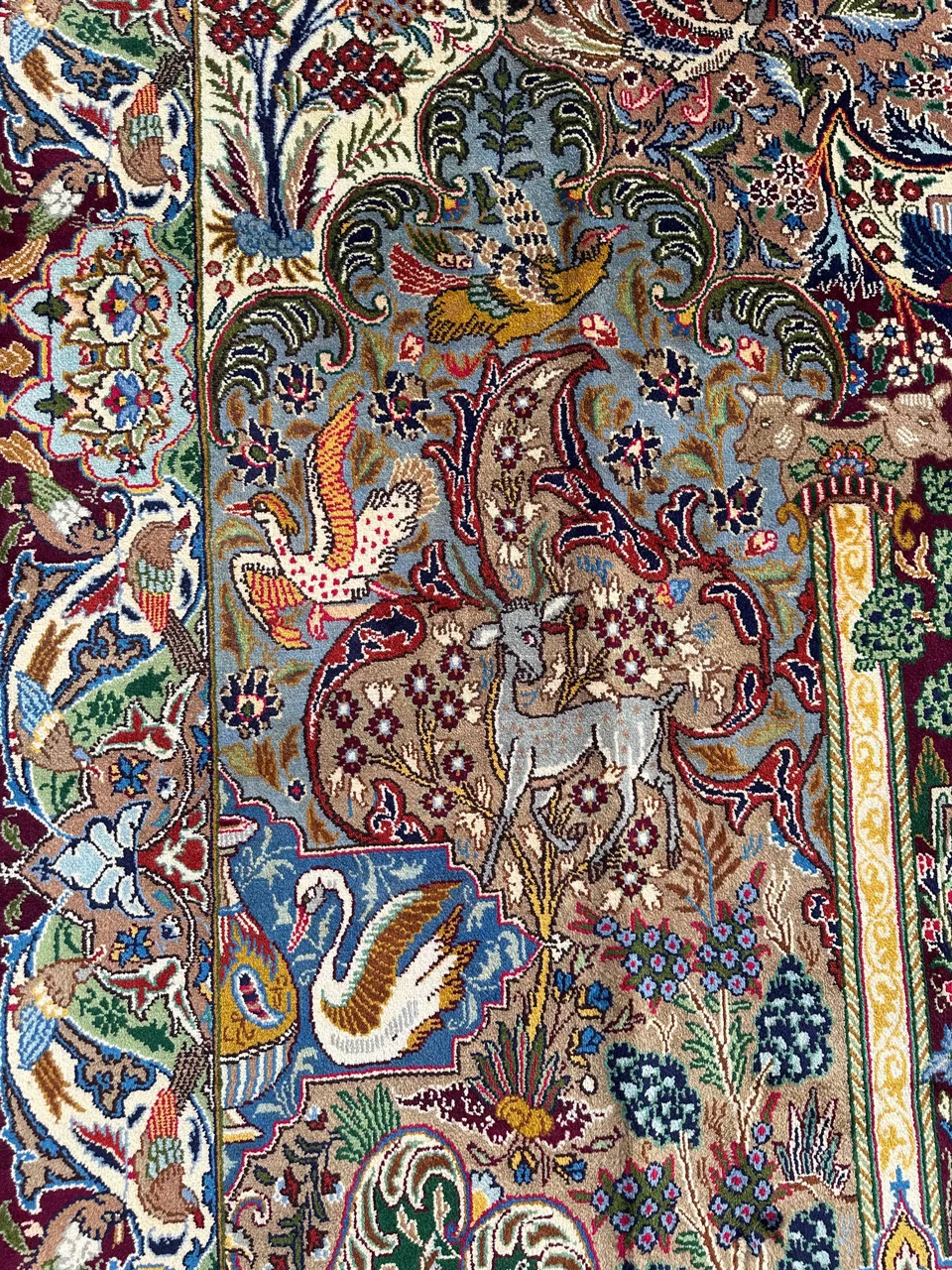 4x3M Pictorial Garden Of Eden Kashmar Rug - Image 11
