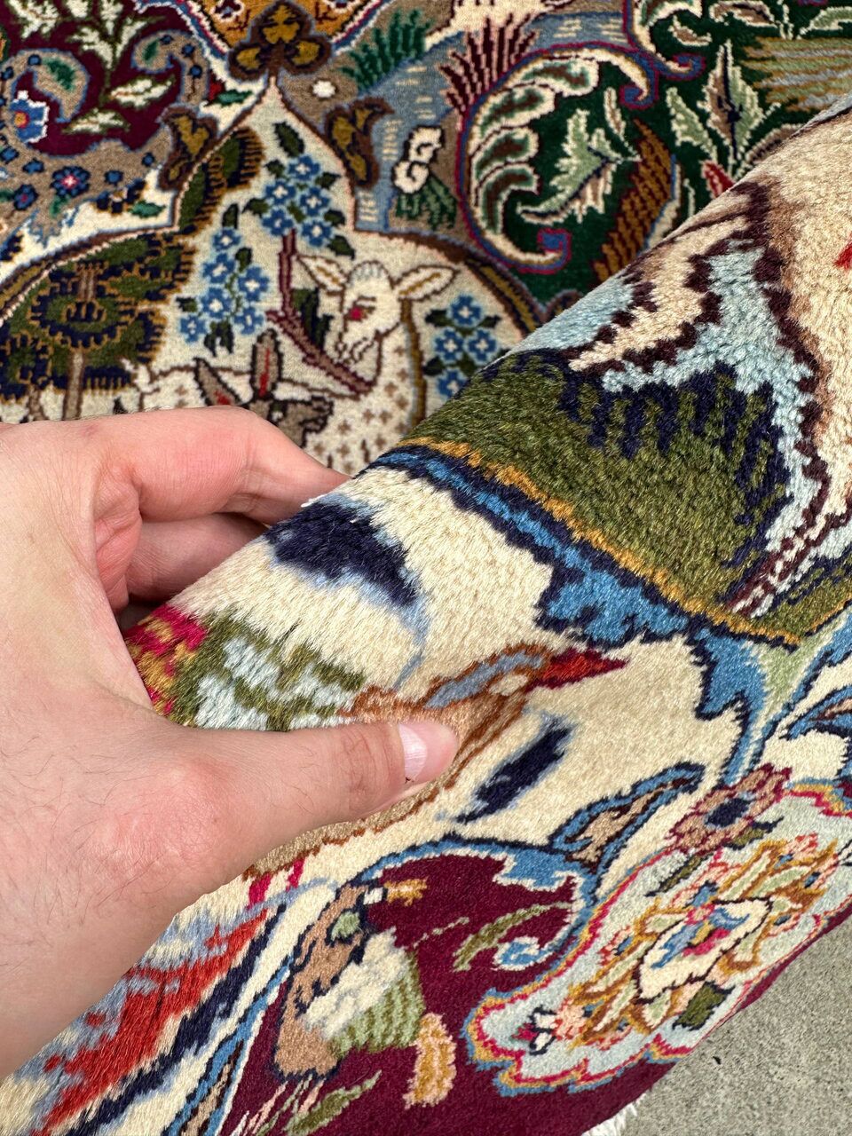 4x3M Pictorial Garden Of Eden Kashmar Rug - Image 12