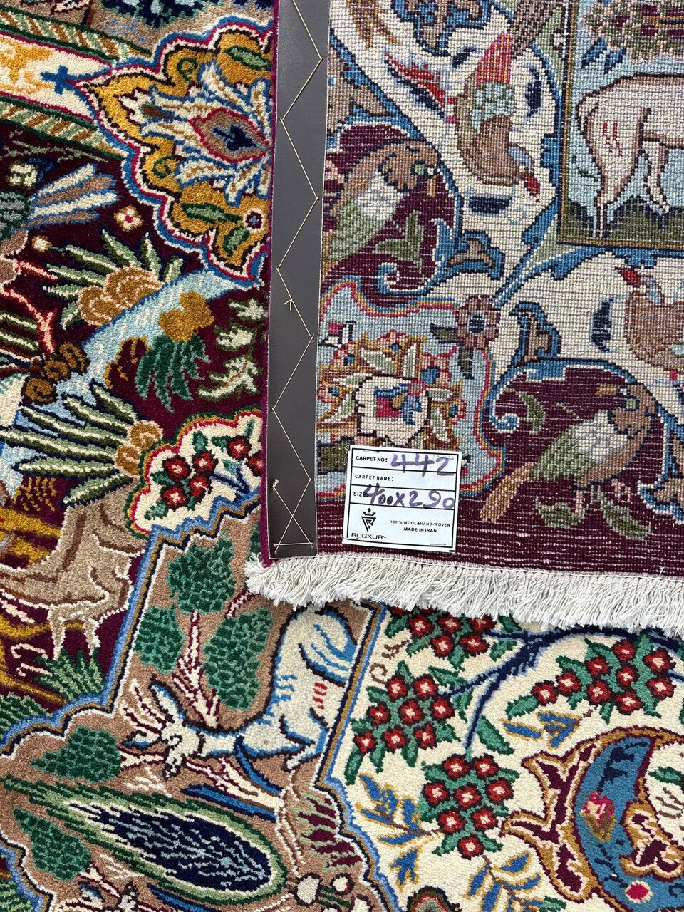 4x3M Pictorial Garden Of Eden Kashmar Rug - Image 13